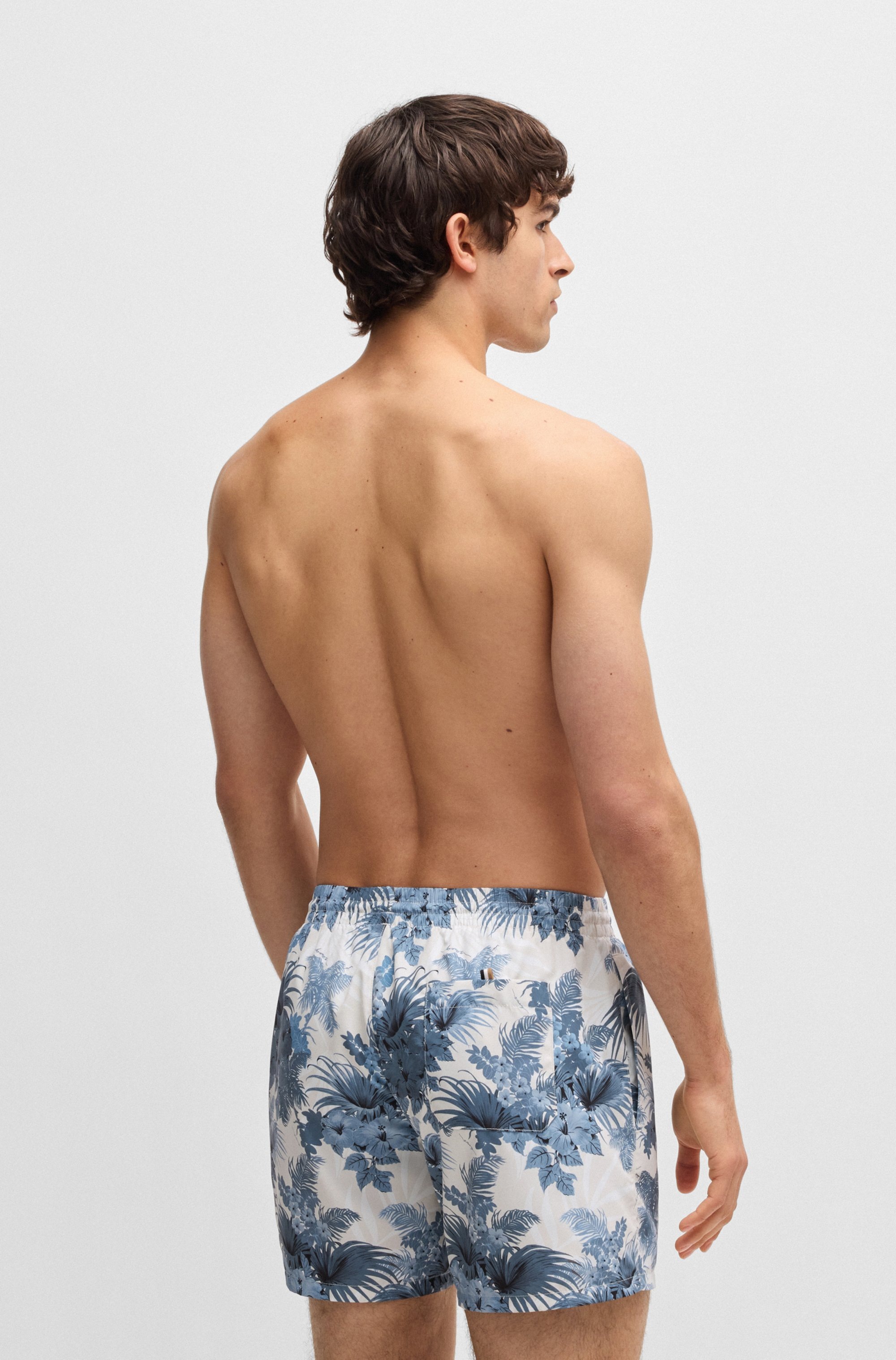 BOSS Badeshorts "Piranha", mit buntem Alloverdruck günstig online kaufen