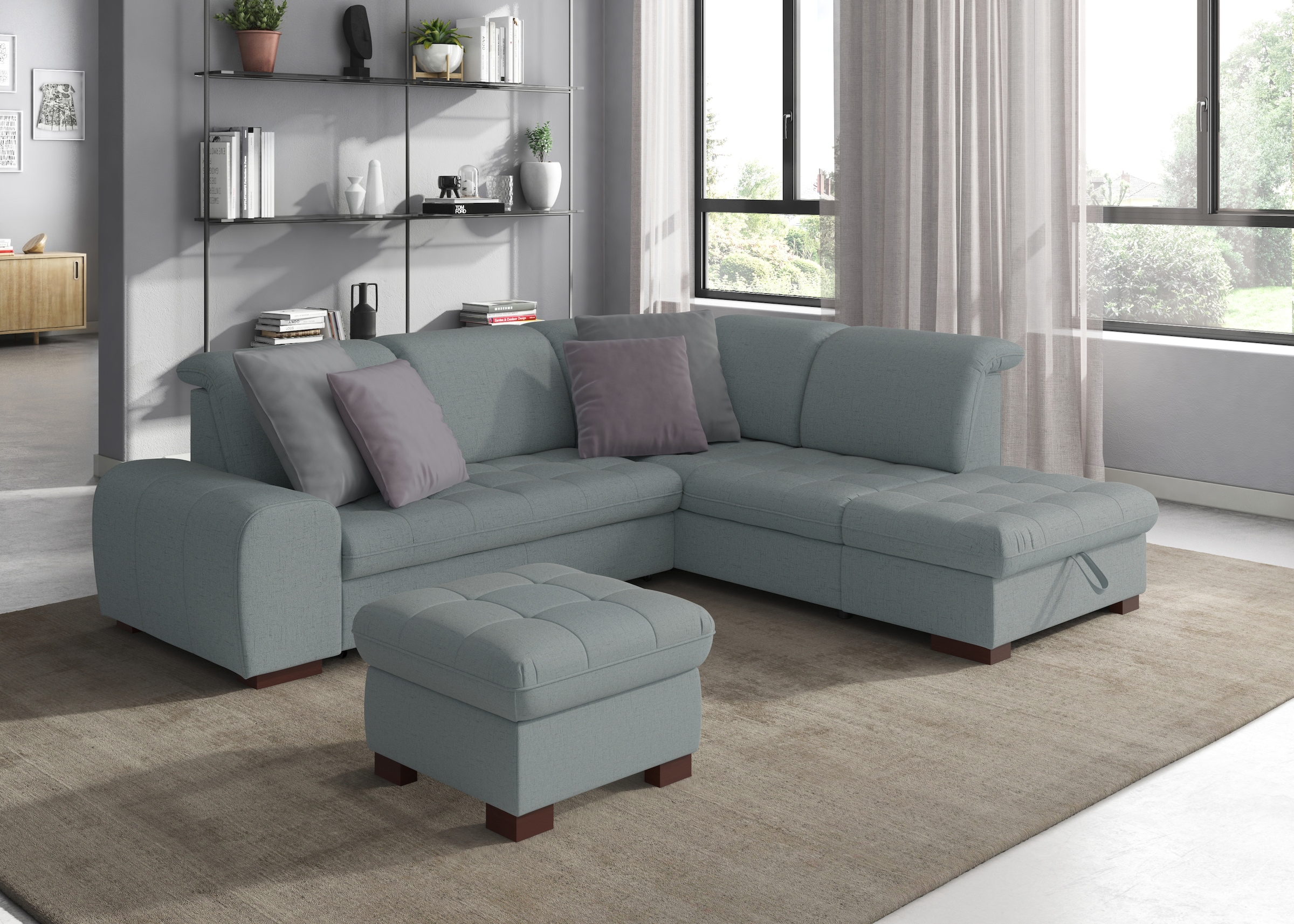 sit&more Ecksofa "Luxor L-Form", wahlweise mit Bettfunktion, Stauraum und K günstig online kaufen