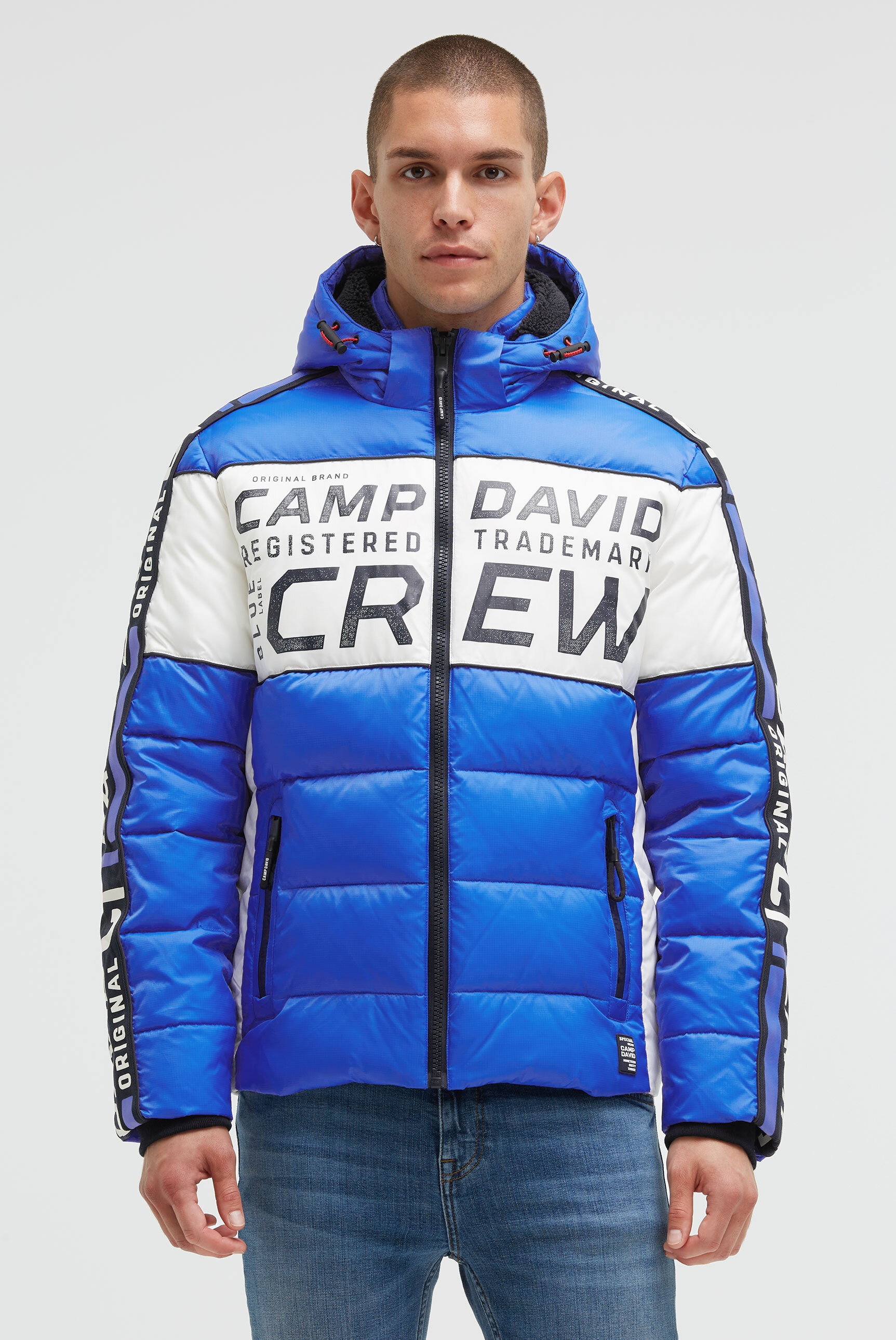CAMP DAVID Winterjacke mit Kapuze mit abtrennbarer Kapuze günstig online kaufen