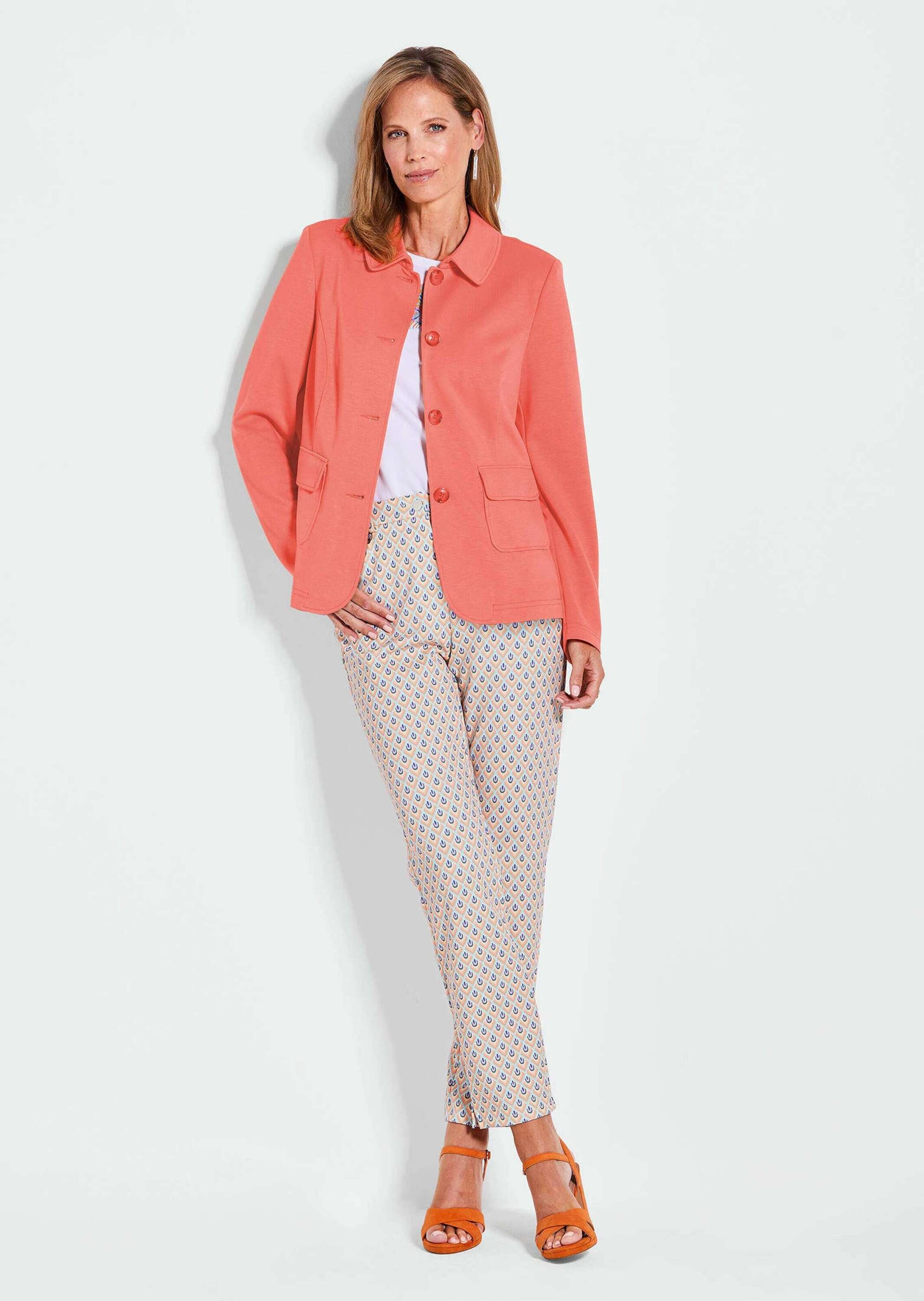 GOLDNER Kurzjacke »Leichte Jacke mit Stehkragen in rot«