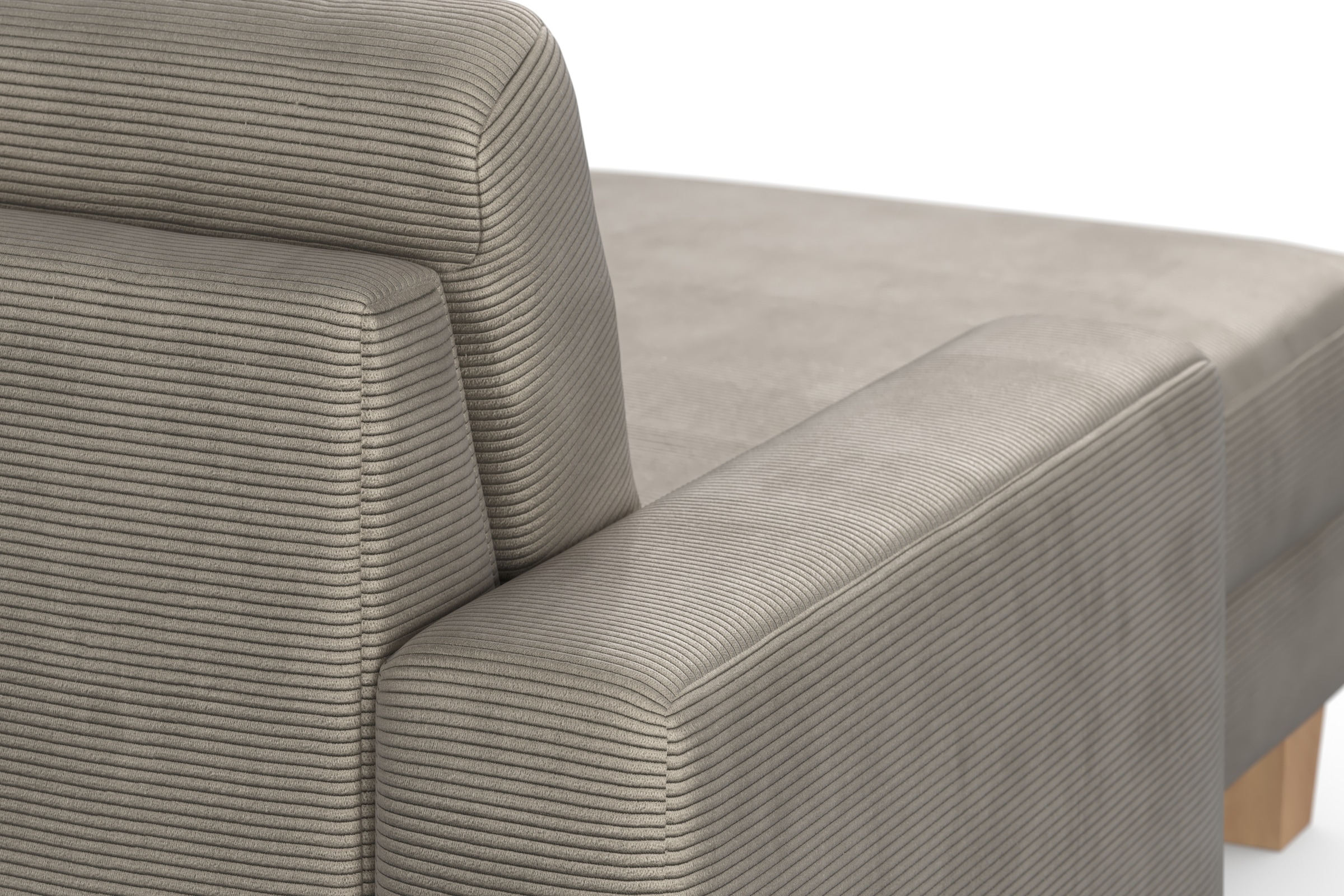 Home affaire Wohnlandschaft »Summer U-Form«, mit oder ohne Bettfunktion und Bettkasten, Cord-Bezug