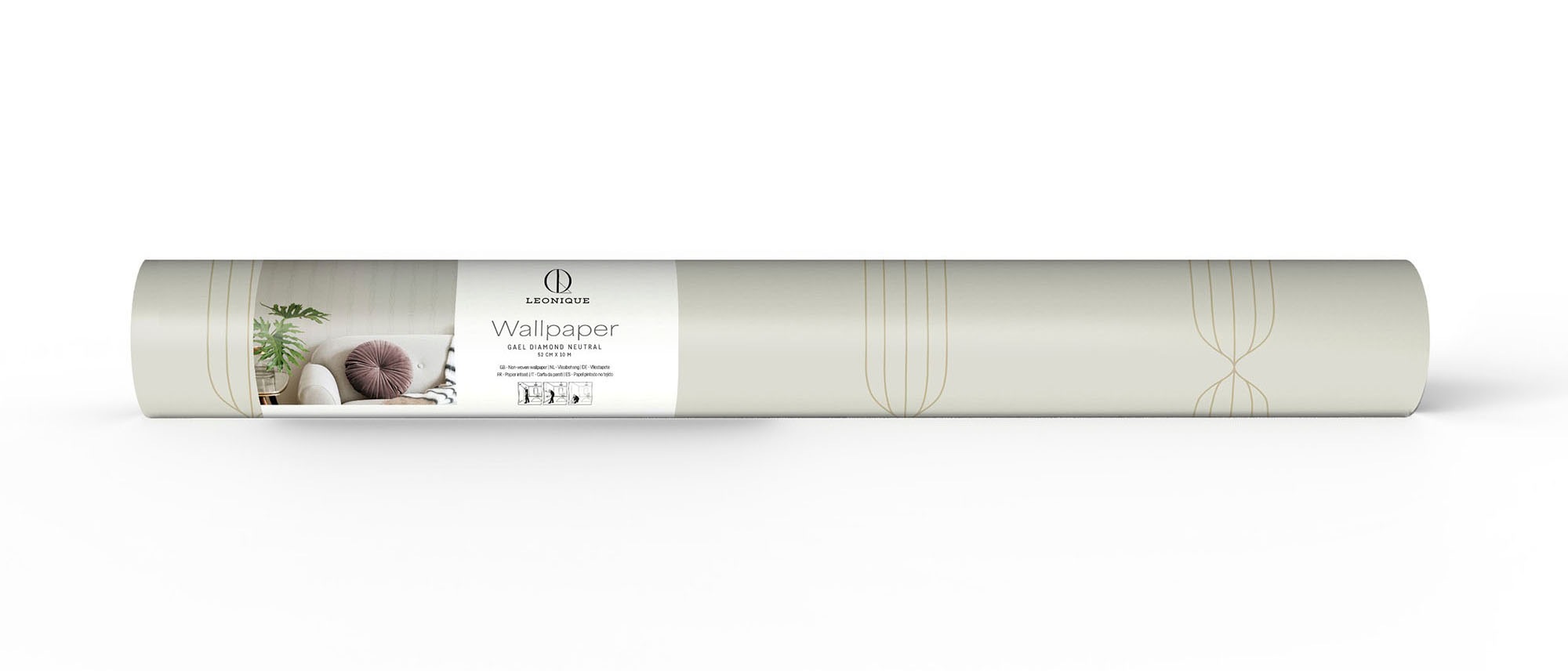Leonique Vliestapete »Gael Diamond«, Retro, Design Tapeten