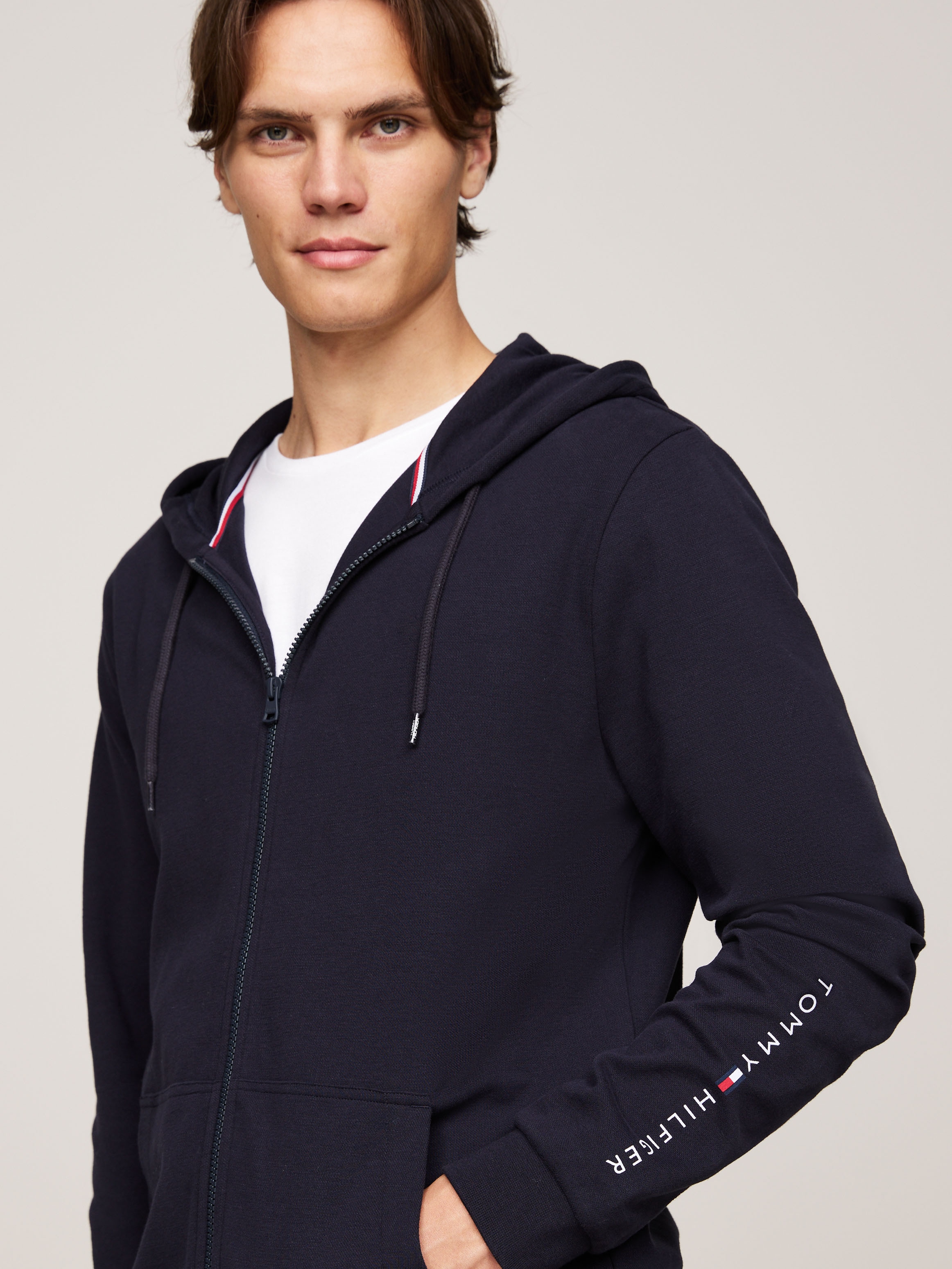 Tommy Hilfiger Underwear Hoodie "FZ HOODIE", mit Logostickereien günstig online kaufen