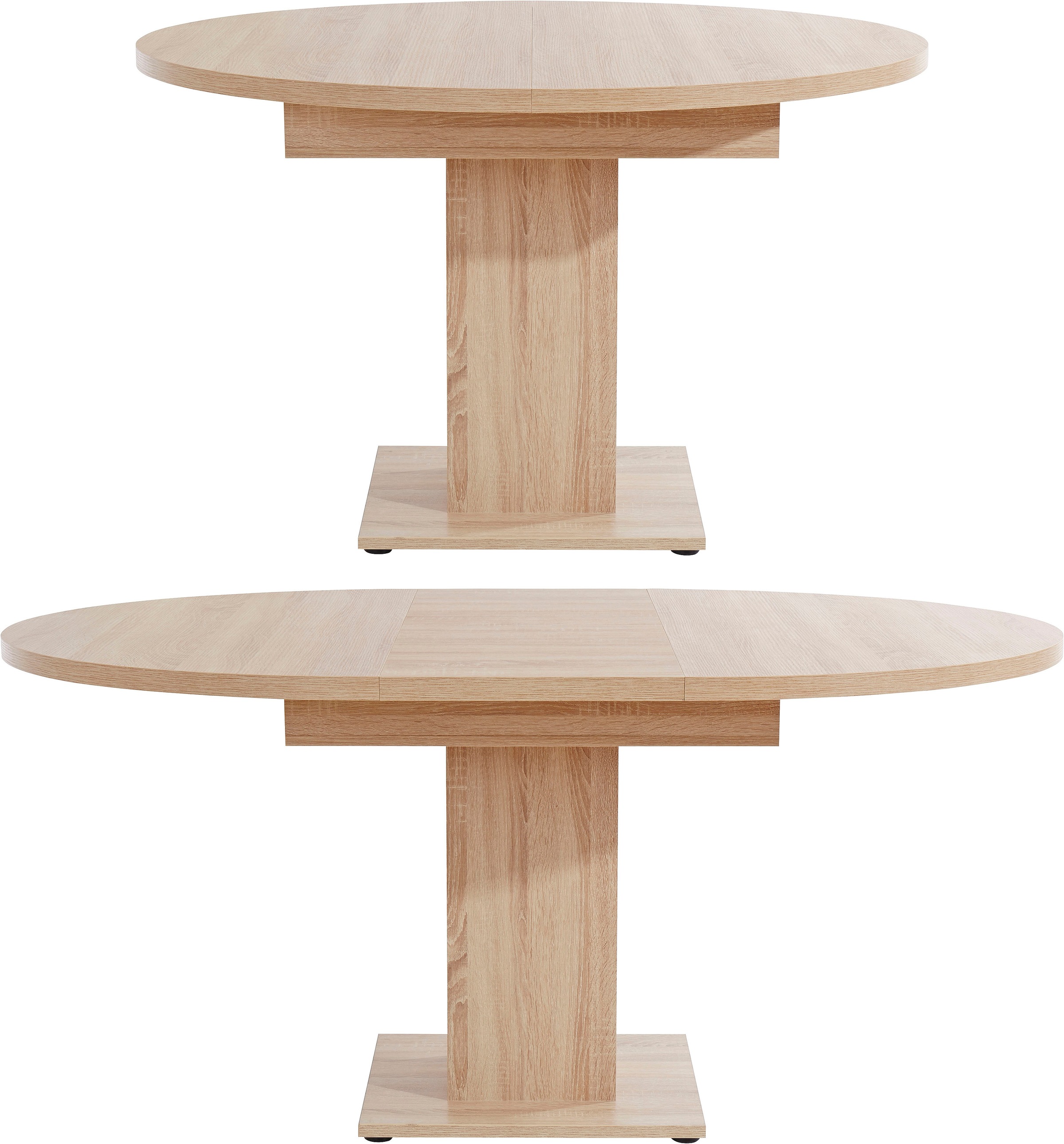 Thumbnail - Mäusbacher Esstisch "TOPSELLER" Auszugtisch. OTTOs Choice, Mäusbacher Esstisch rund mit Auszug und Bodenplatte.