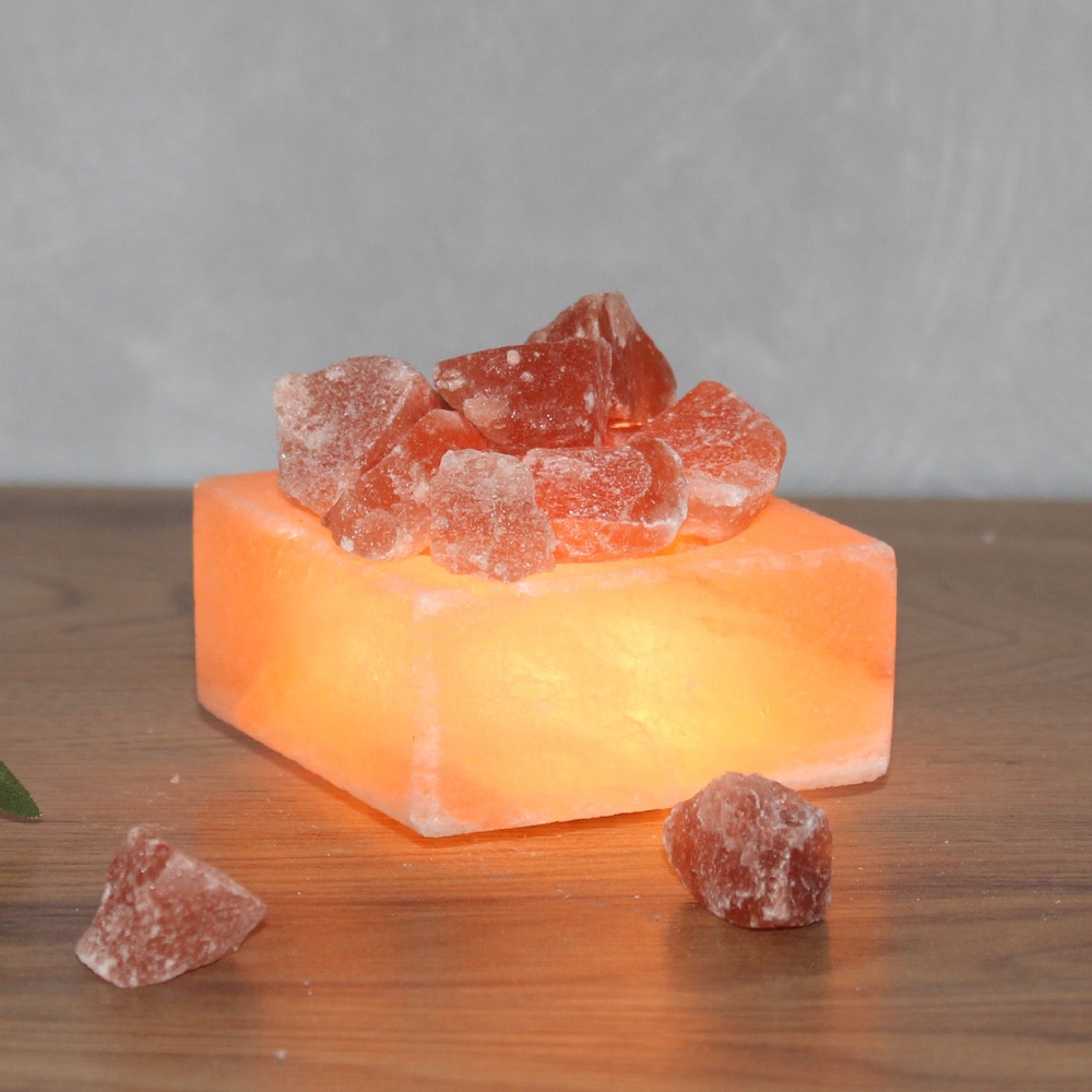 HIMALAYA SALT DREAMS Salzkristall-Tischlampe »Petite«, Handgefertigt aus  Salzkristall - jeder Stein ein Unikat, H: ca.4 cm kaufen | BAUR