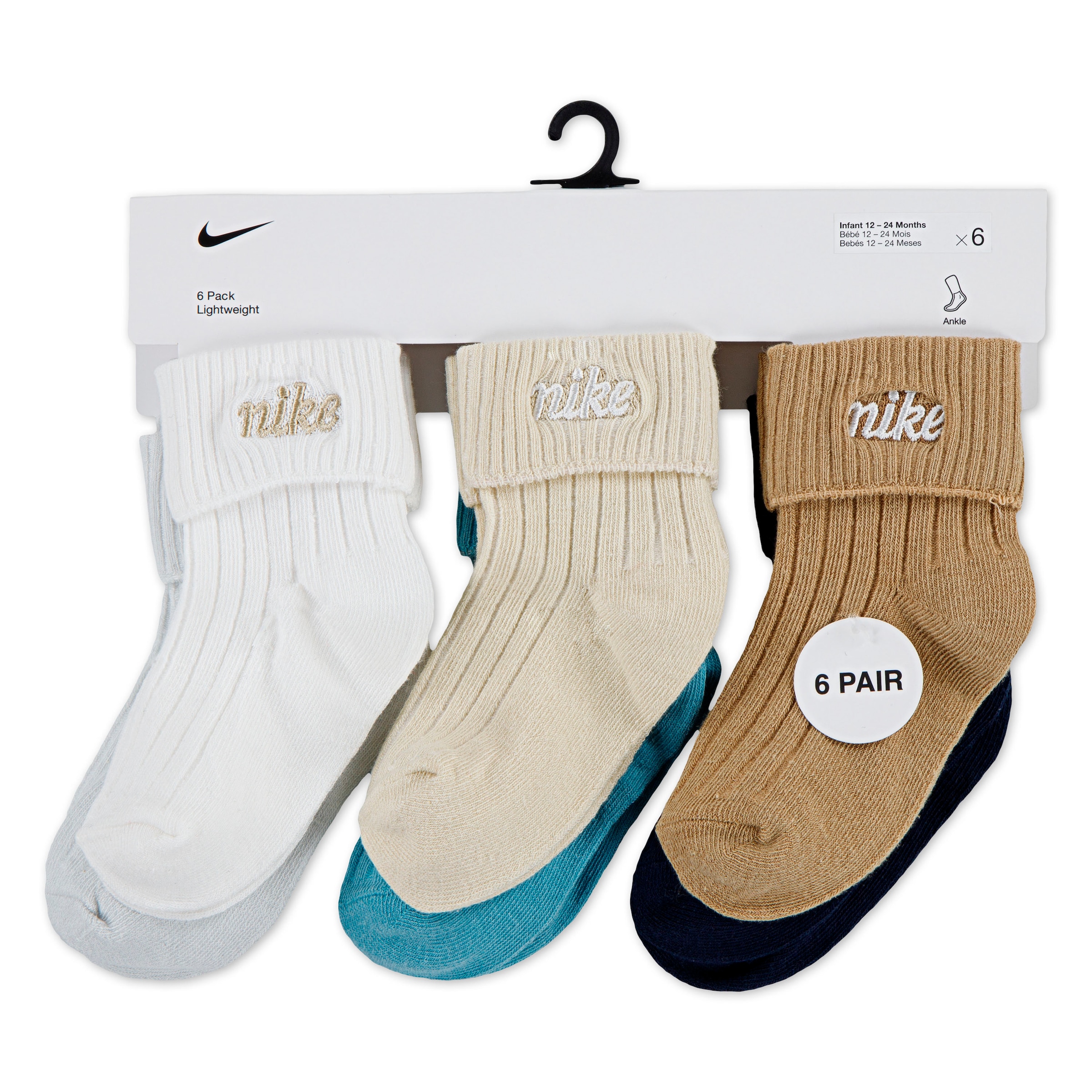 Nike Sportswear Socken »NHN 6PK RIB TURNCUFF INF SOCK für Kinder«, (6 Paar), für Kinder