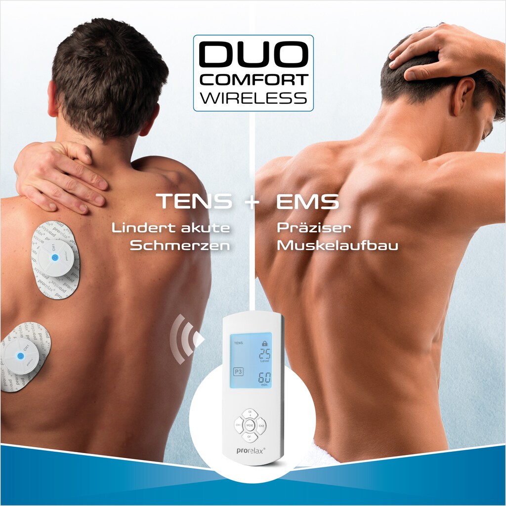 prorelax TENS-EMS-Gerät »DUO Comfort Wireless«