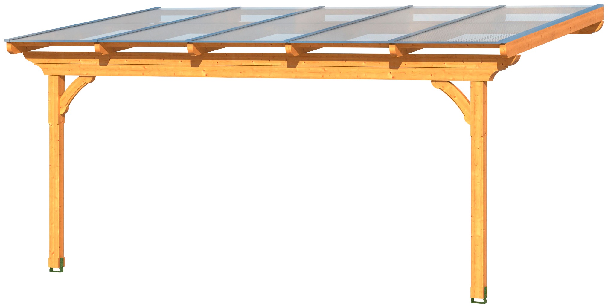 Skanholz Terrassendach »Ravenna«, 541 cm Breite, verschiedene Tiefen