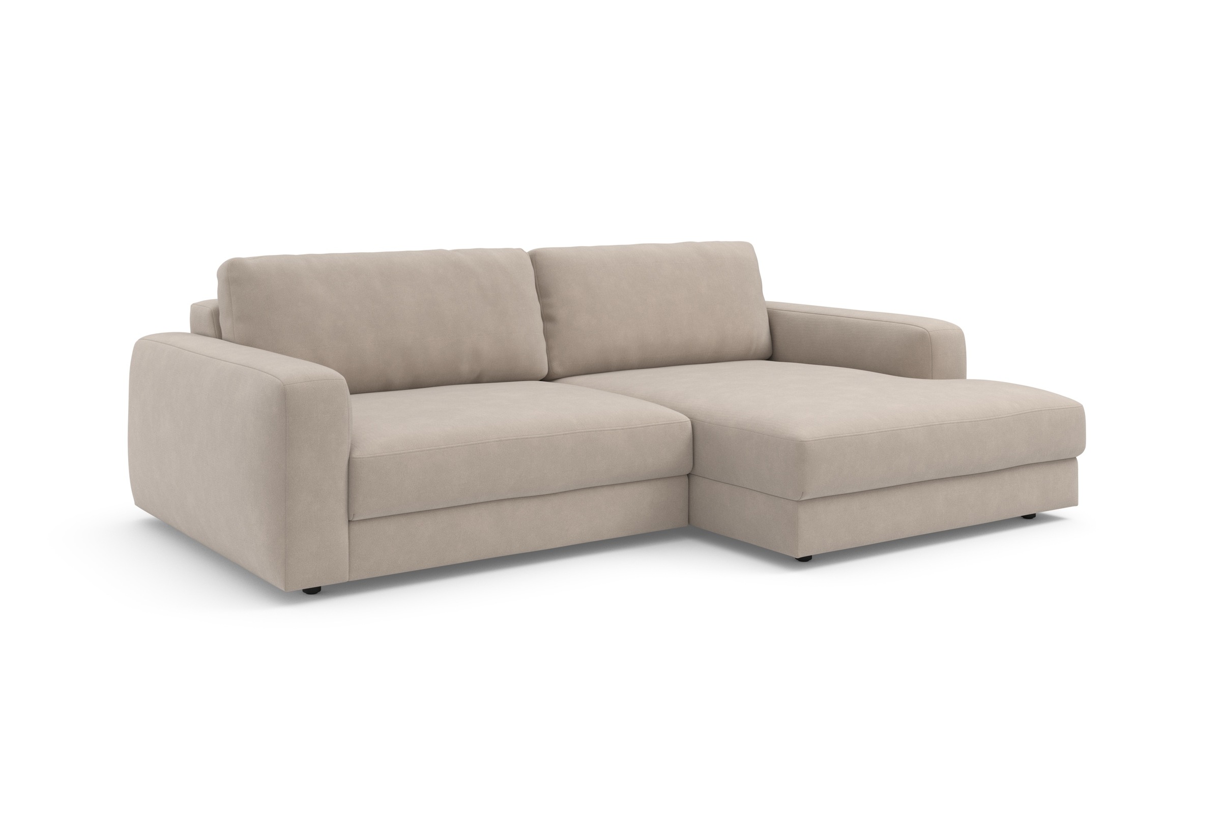TRENDMANUFAKTUR Ecksofa »Bourbon, Designsofa mit tollem Sitzkomfort, L-Form,«, extra tiefe Sitzfläche, wahlweise mit Sitztiefenverstellung