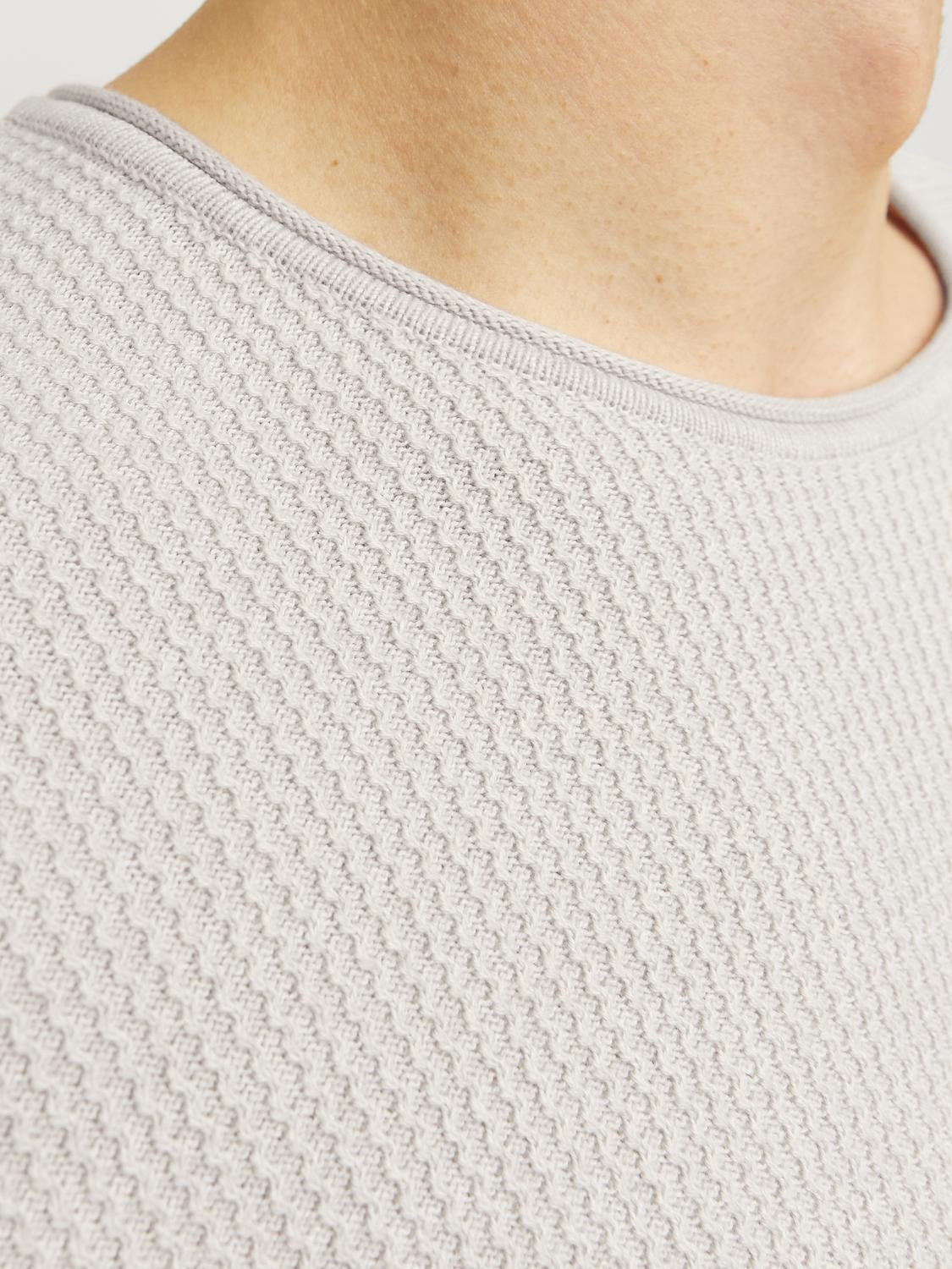 Thumbnail - Jack & Jones Rundhalspullover "JJECOOPER KNIT CREW NECK NOOS" in Strick Optik