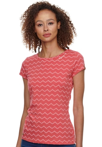 Ragwear Plus Print-Shirt »MINT CHEVRON PLUS«, mit effektvollem Zig Zag.-Allover-Druck kaufen Ragwear Plus Print-Shirt »MINT CHEVRON PLUS«, mit effektvollem Zig Zag.-Allover-Druck kaufen
