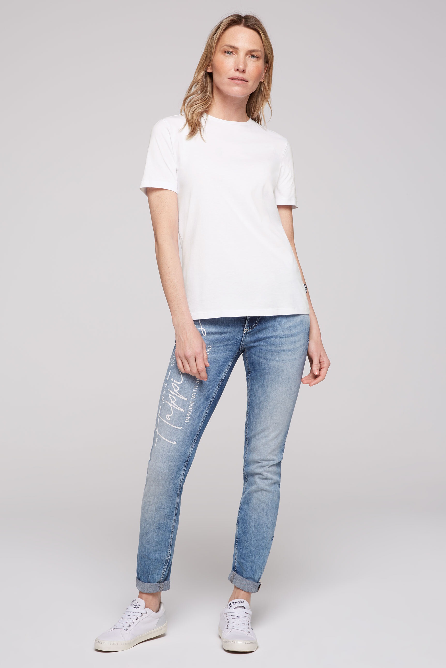 Thumbnail - SOCCX Rundhalsshirt aus Baumwolle