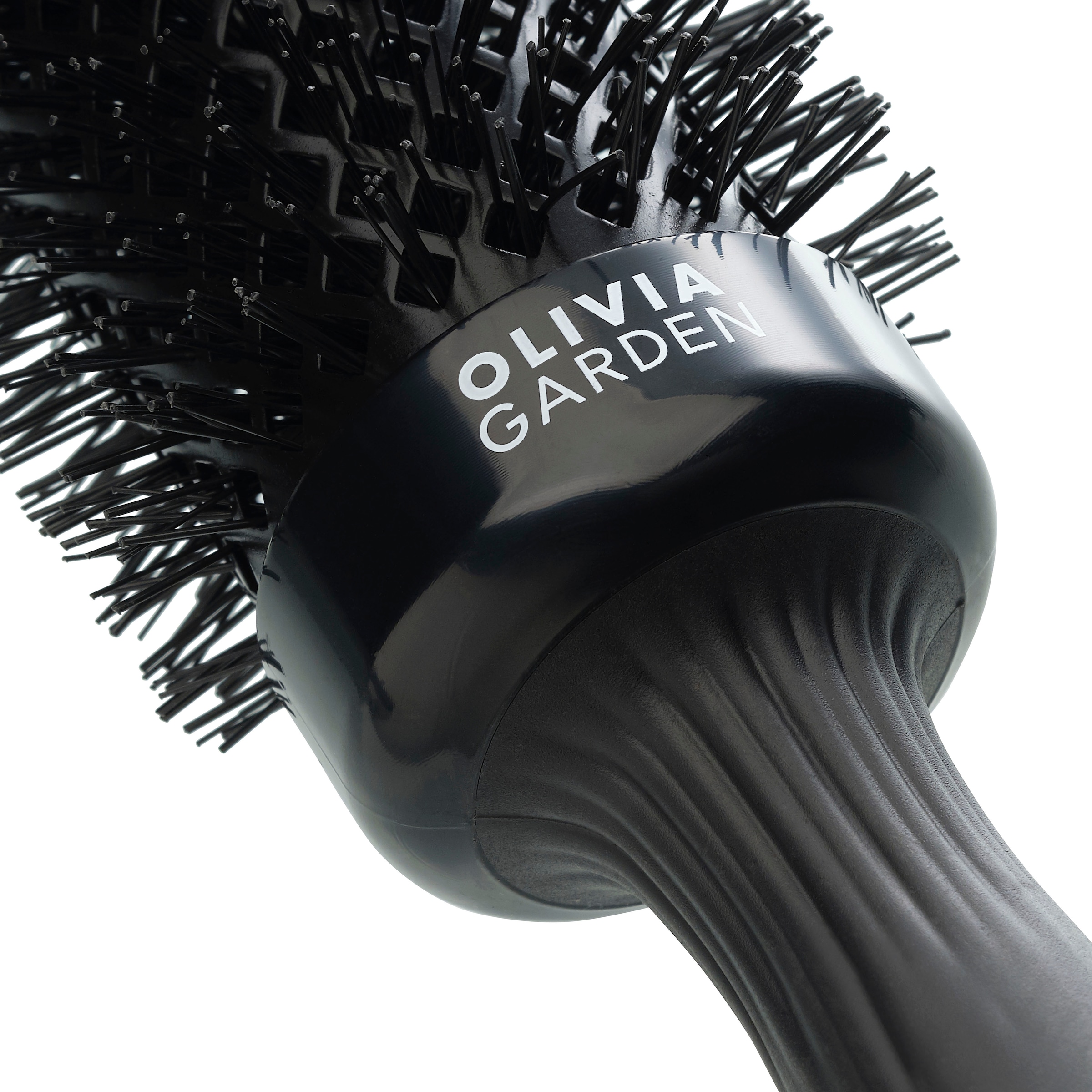 OLIVIA GARDEN Rundbürste »EXPERT BLOWOUT SHINE Wavy Bristles Black Label«