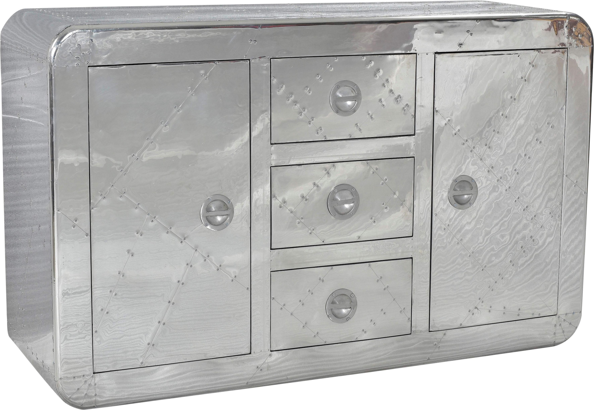 SIT Sideboard "Kommode AIRMAN in moderner Flugzeugoptik mit 3 Schubladen" F günstig online kaufen