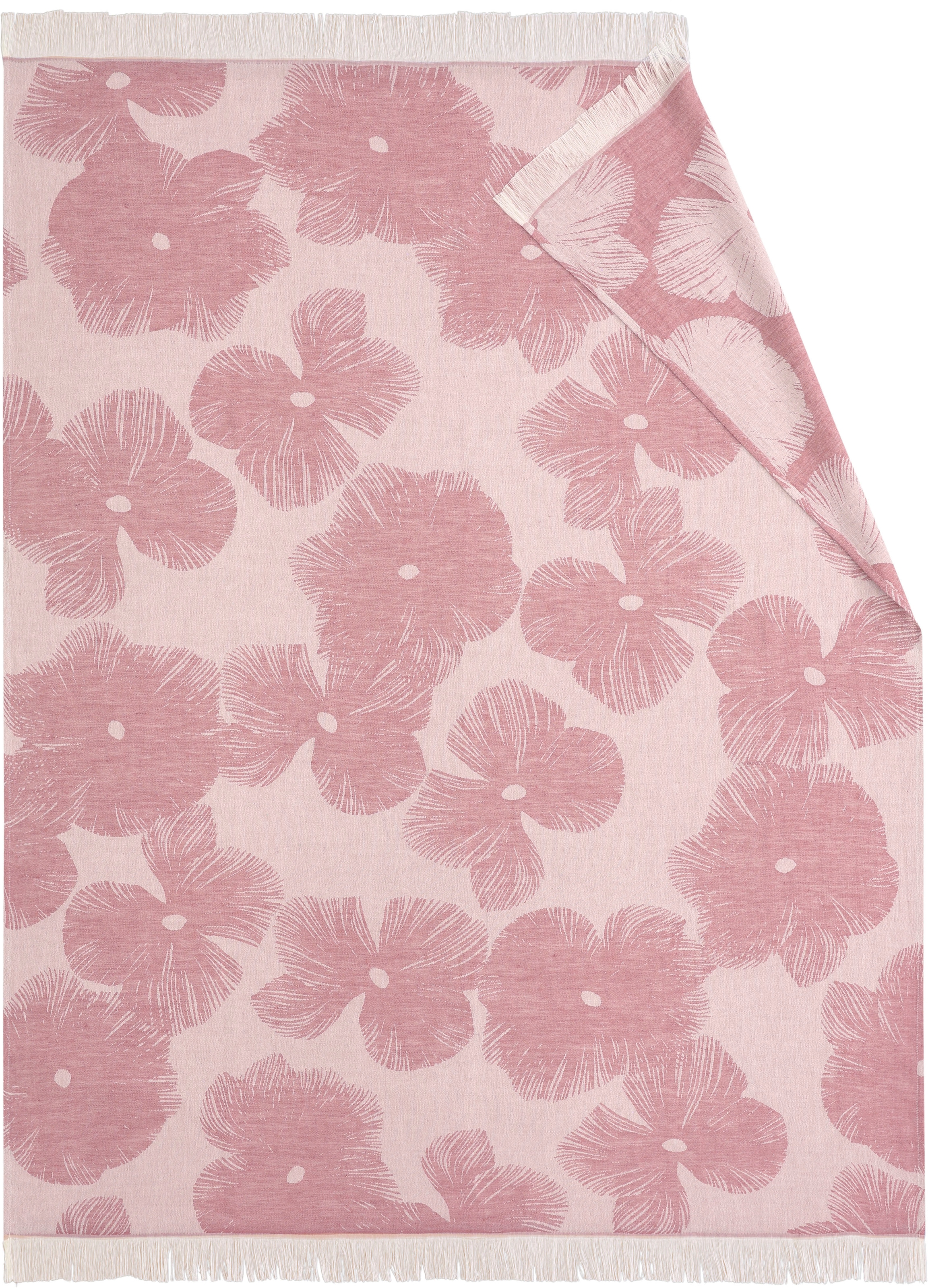 Biederlack Plaid »Blossom«, mit floralem Design kaufen | BAUR