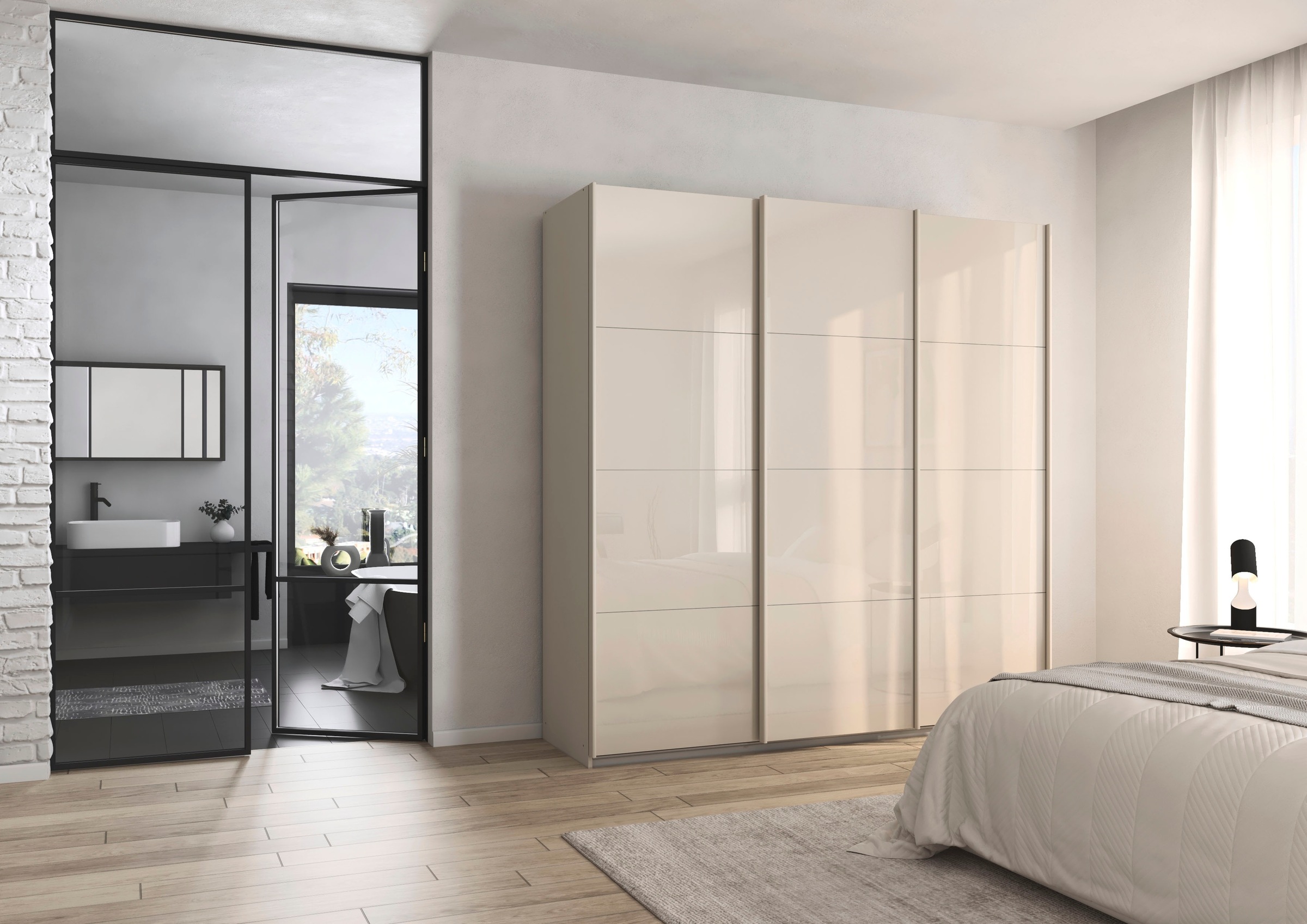 OTTO home Schwebetürenschrank "Kleiderschrank Schrank Garderobe AGORDO mit günstig online kaufen