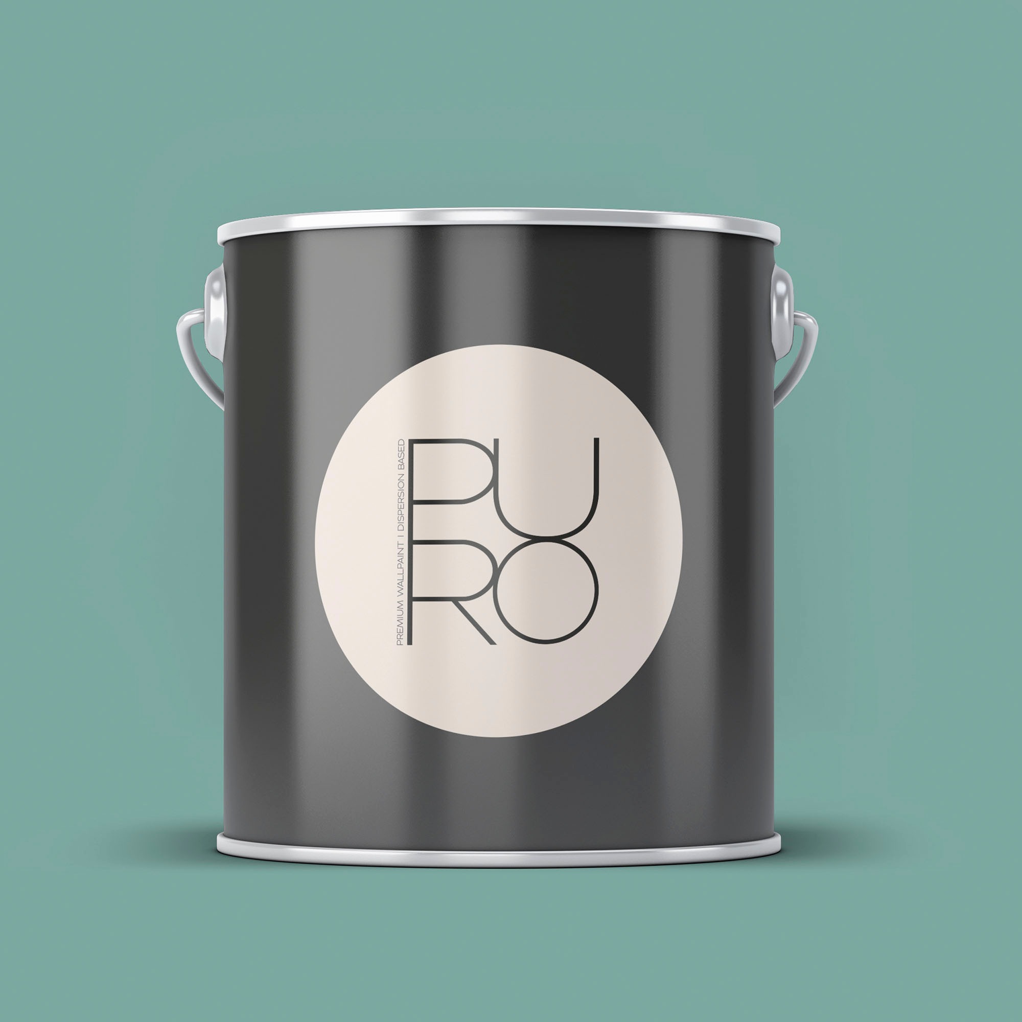 A.S. CRÉATION Wandfarbe "Premium Innenwandfarbe PURO Tuchmatt emerald green", 5 l 5mlc4009 emerald grün, Farben, ideal für Wohnzimmer, Schlafzimmer,