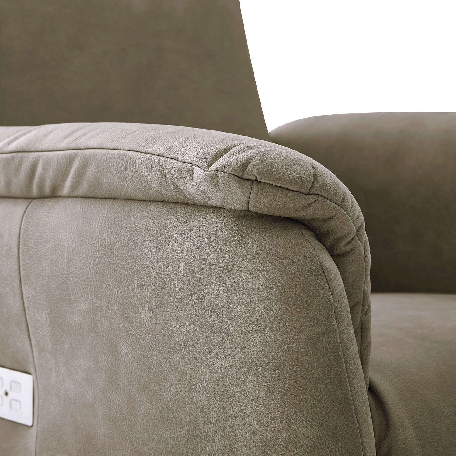 CALIZZA INTERIORS Relaxsessel »Topas«, inklusiver stufenloser Kopfteilverstellung und mit Verstellung