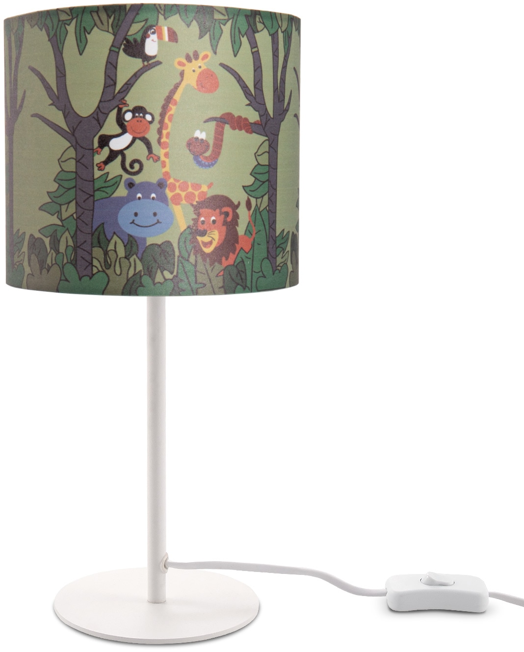 Paco Home Dschungel LED »Diamond BAUR Kinderzimmer, Kinderlampe | Tischleuchte Tischleuchte Tier-Motiv, E14 1 flammig-flammig, 638«