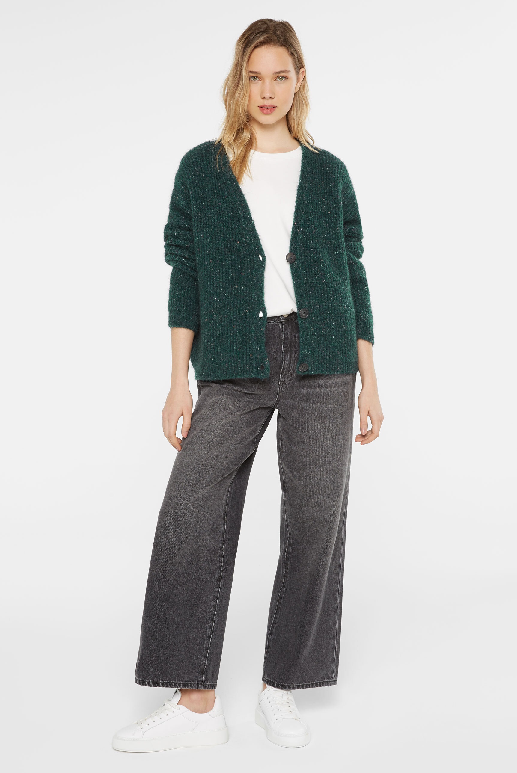 SENSES.THE LABEL Cardigan im Rippstrickmuster