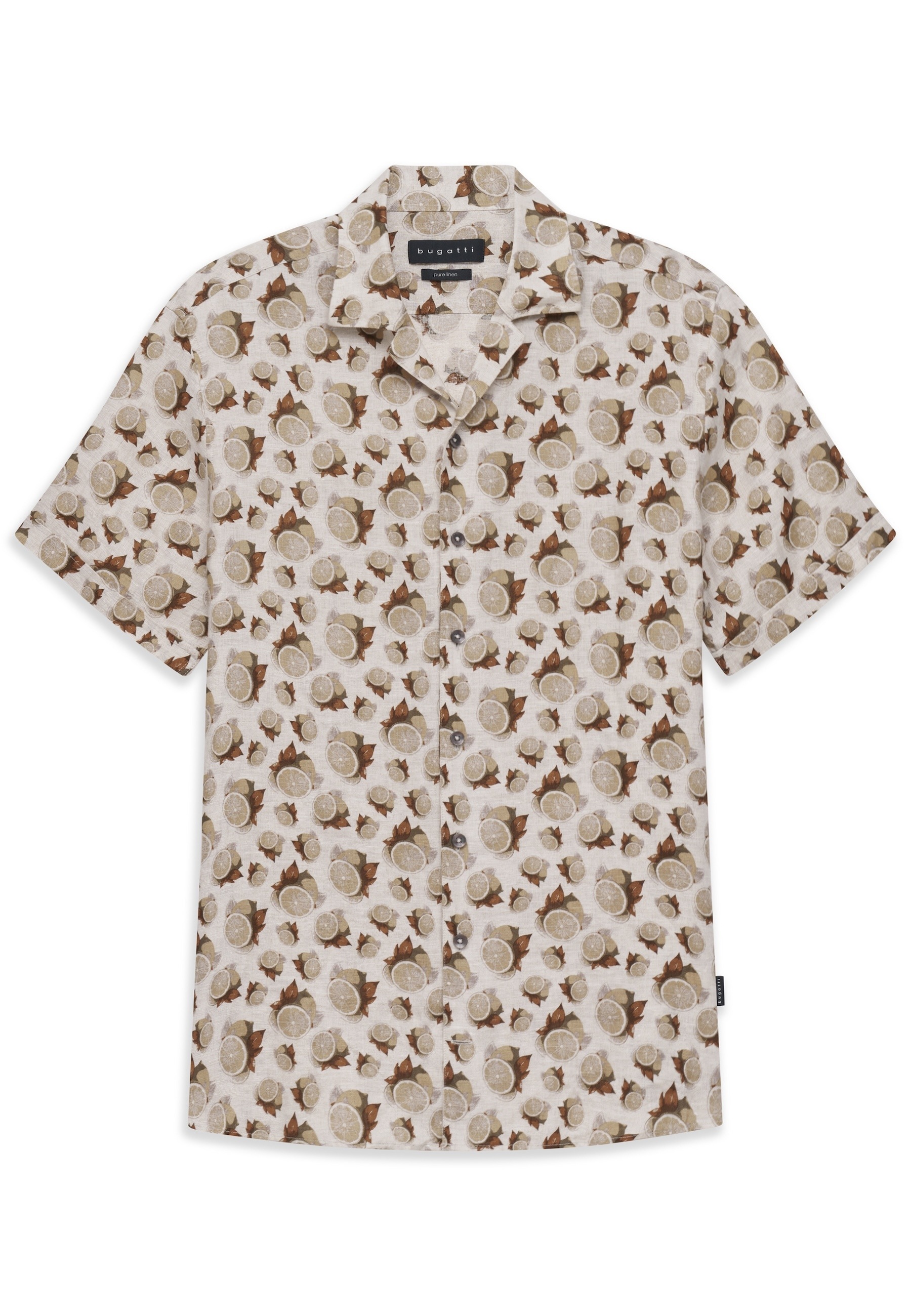 bugatti Kurzarmhemd Modern Fit mit einem Print