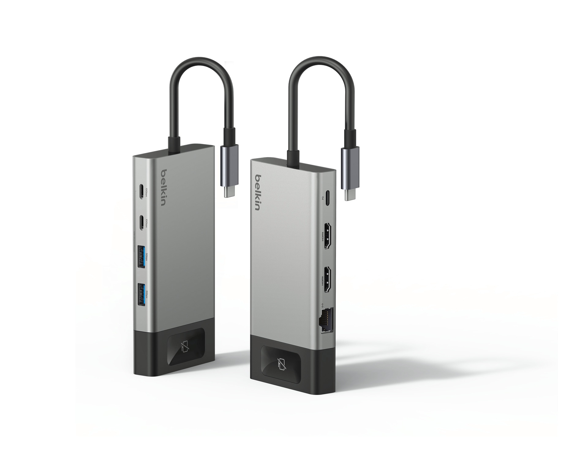 Belkin Laptop-Dockingstation »Connect 8-in-1 USB-C-Hub für zwei Bildschirme«