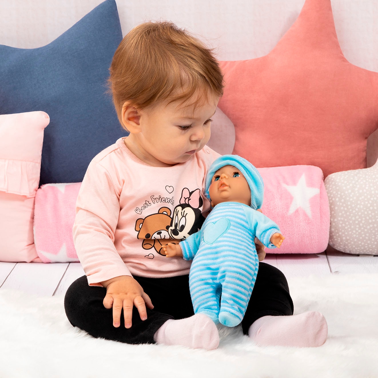 Bayer Babypuppe »My First Baby, 28 cm blau«