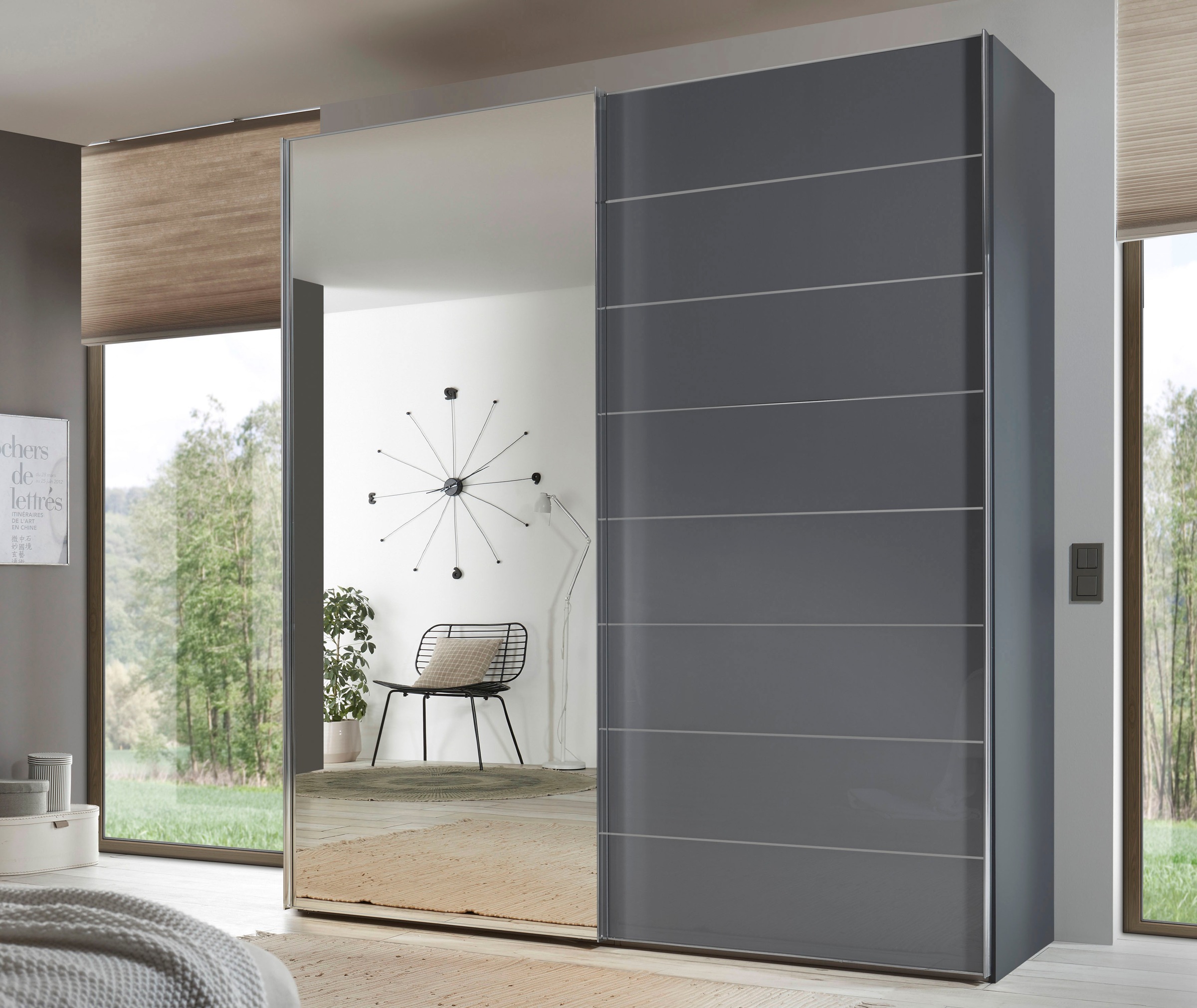STAUD Schwebetürenschrank "Sonate Como mit Spiegel, Made in Germany", Mit v günstig online kaufen