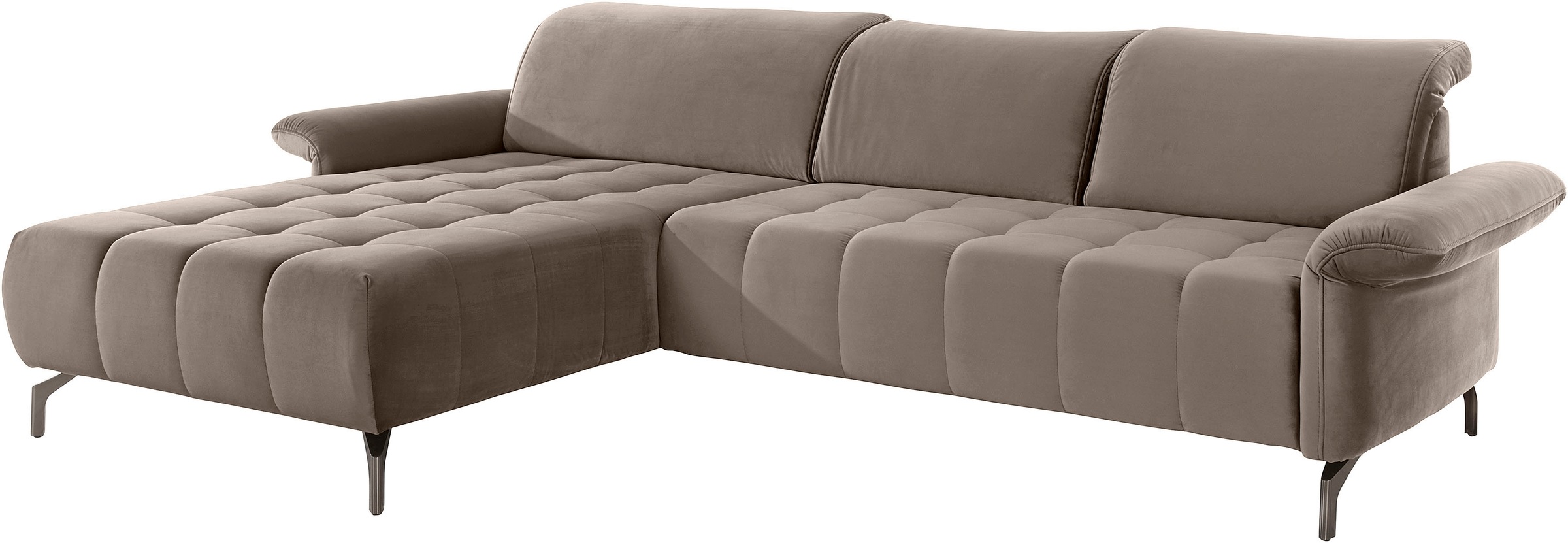 Thumbnail - Home affaire Ecksofa "Fresh L-Form" Federkern, wahlweise Kopfteilverstellung und motorischer Vorziehsitz