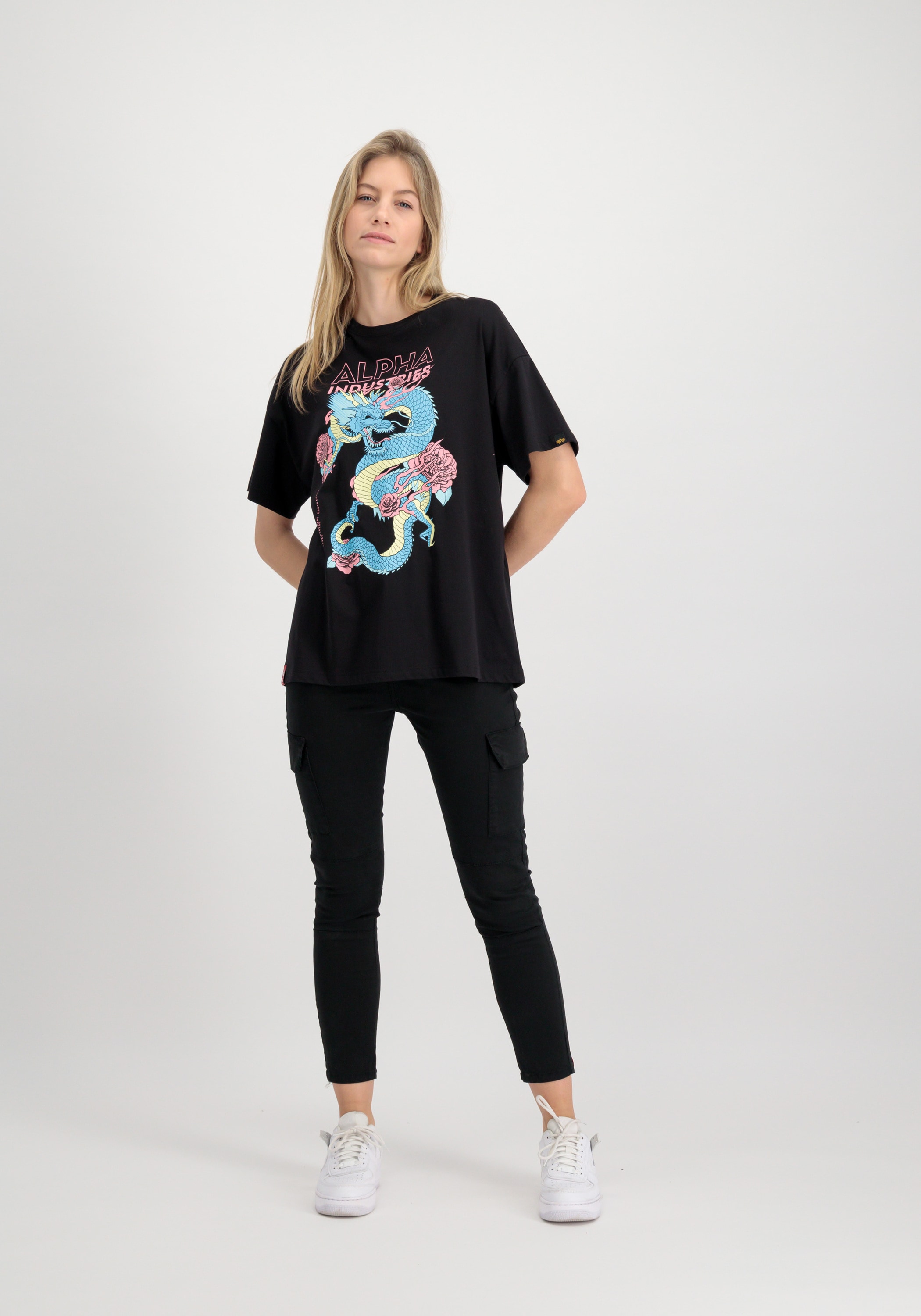 Alpha Industries T-Shirt »Alpha Industries Women - T-Shirts Heritage Dragon OS T Women«