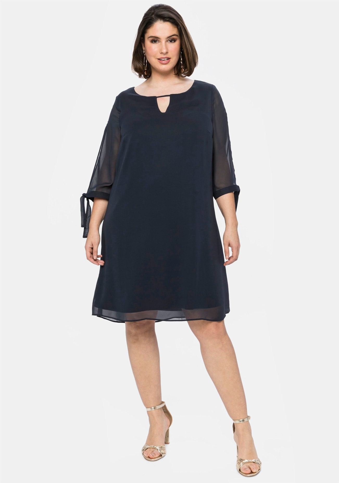 Sheego Chiffonkleid "Chiffonkleid" günstig online kaufen