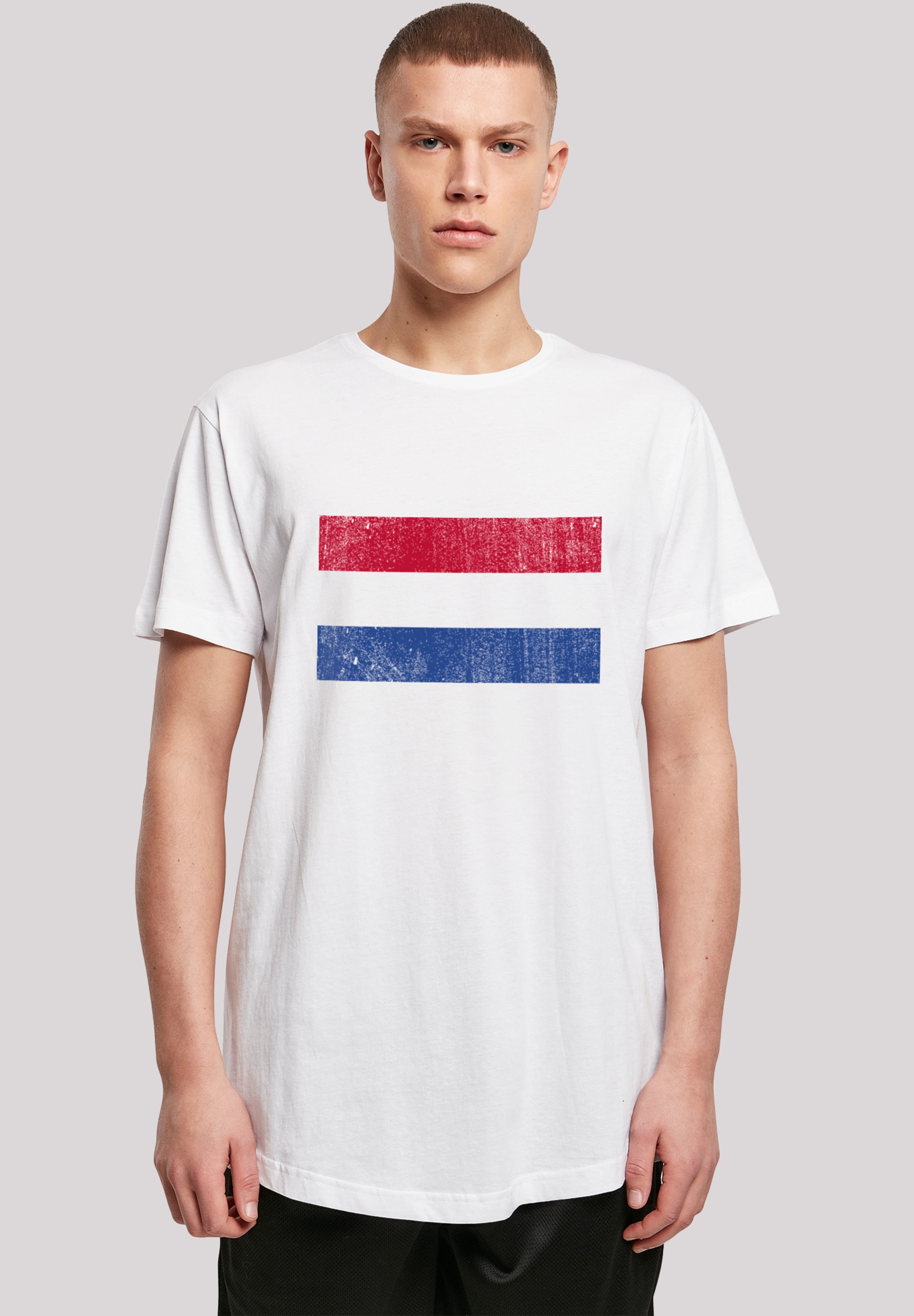 F4NT4STIC T-Shirt NIederlande Flagge ▷ »Netherlands bestellen | BAUR Print Holland distressed«