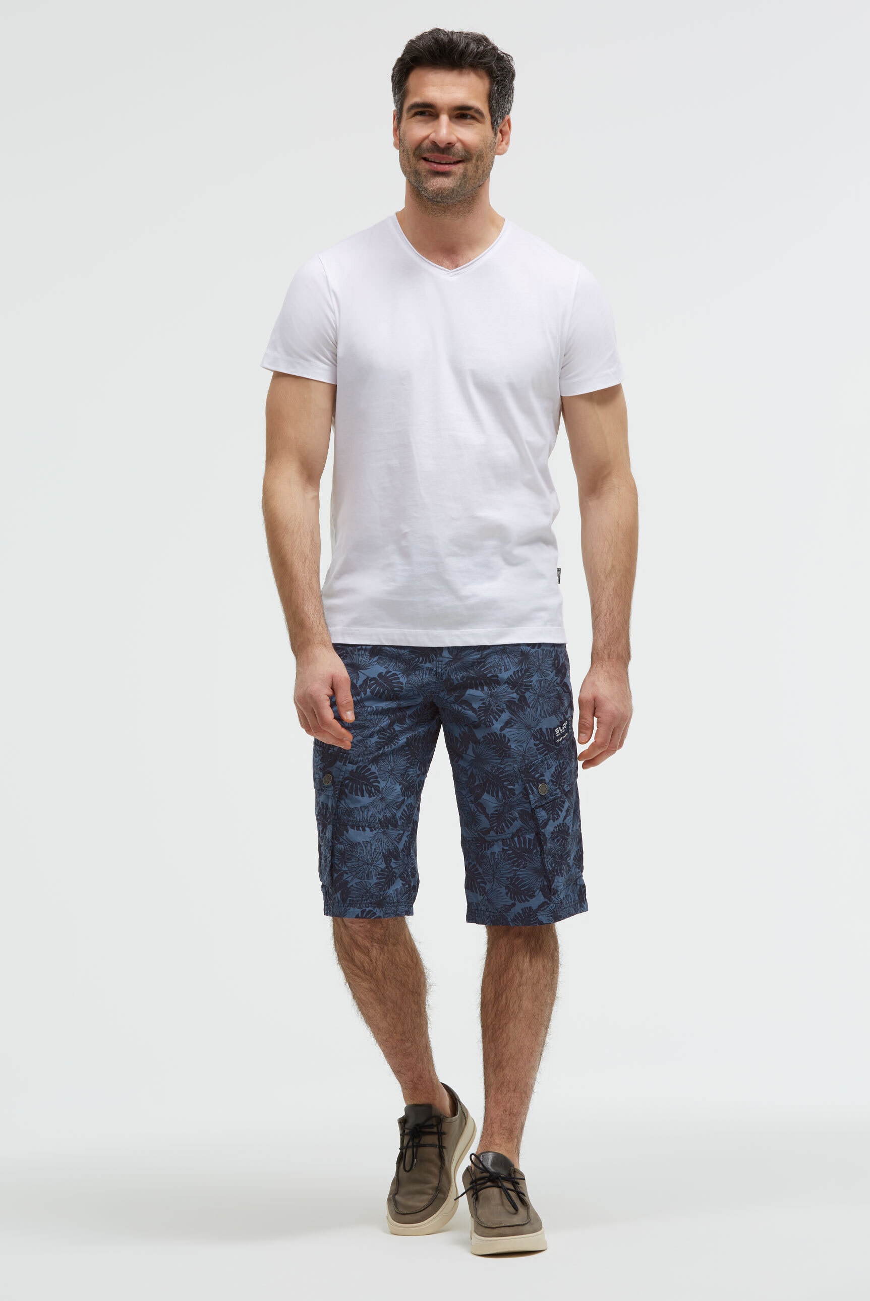 CAMP DAVID Shorts  mit All Over Print