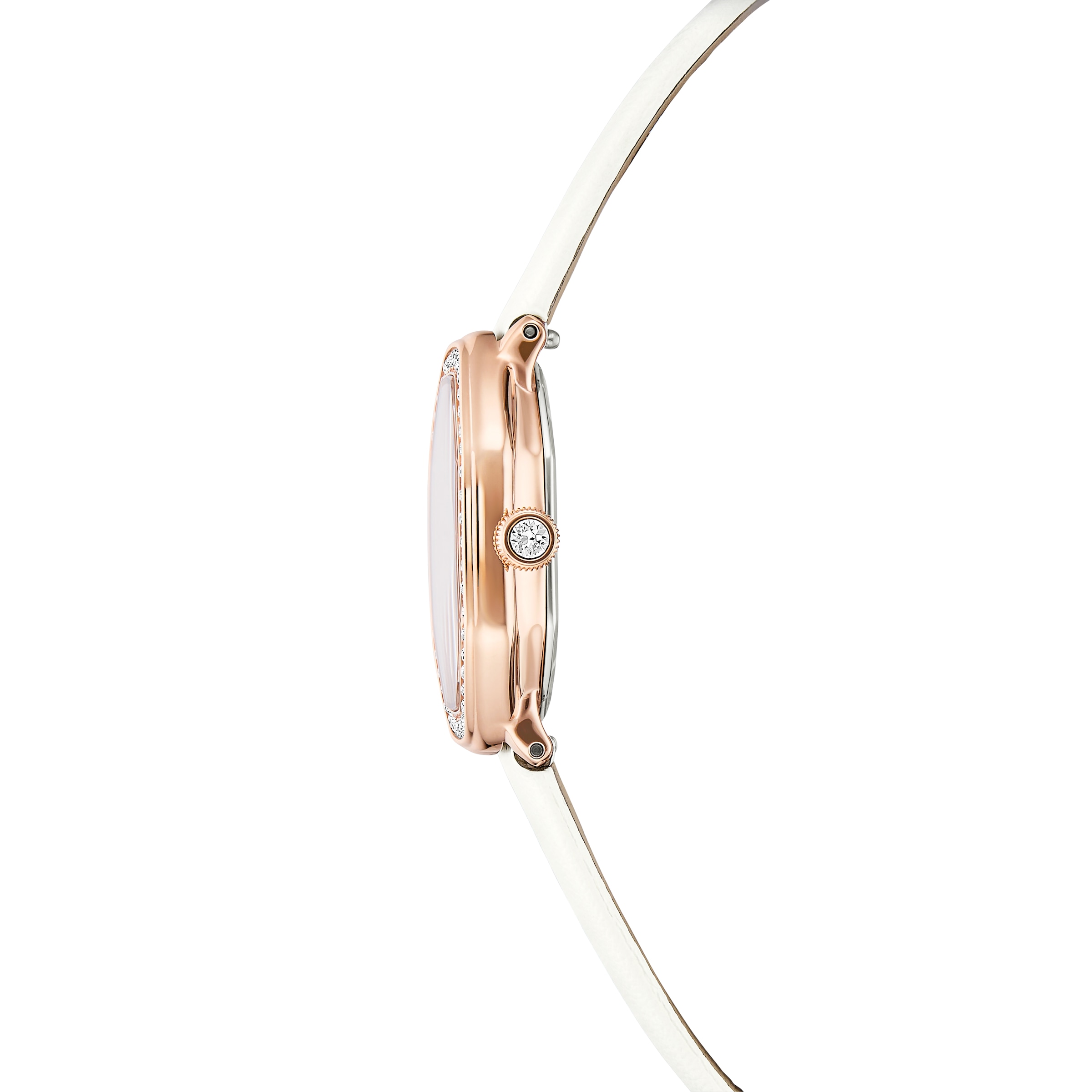Swarovski Quarzuhr »DEXTERA« Armbanduhr, Damenuhr, Swiss Made, Lederarmband, analog