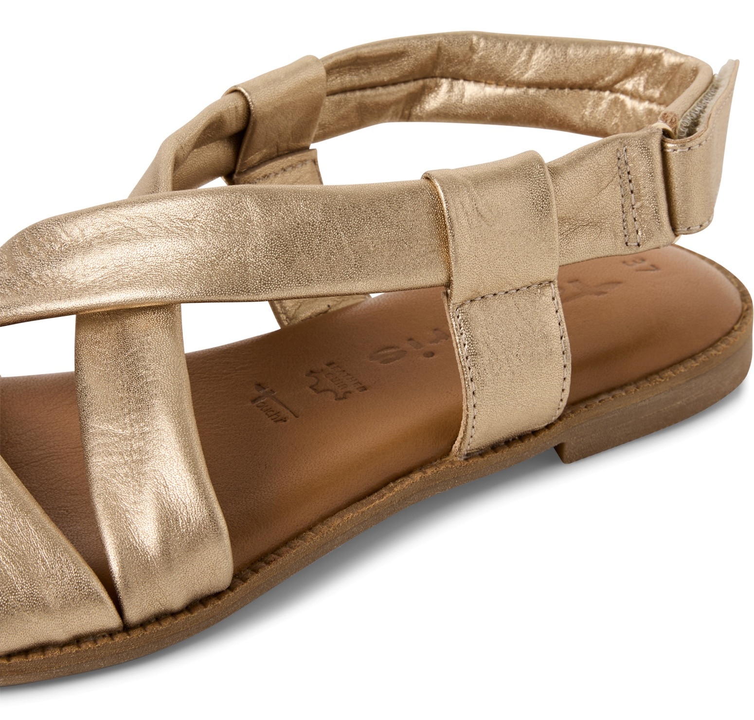 Tamaris Riemchensandale, Sommerschuh, Sandalette mit Klettverschluss am Riemchen