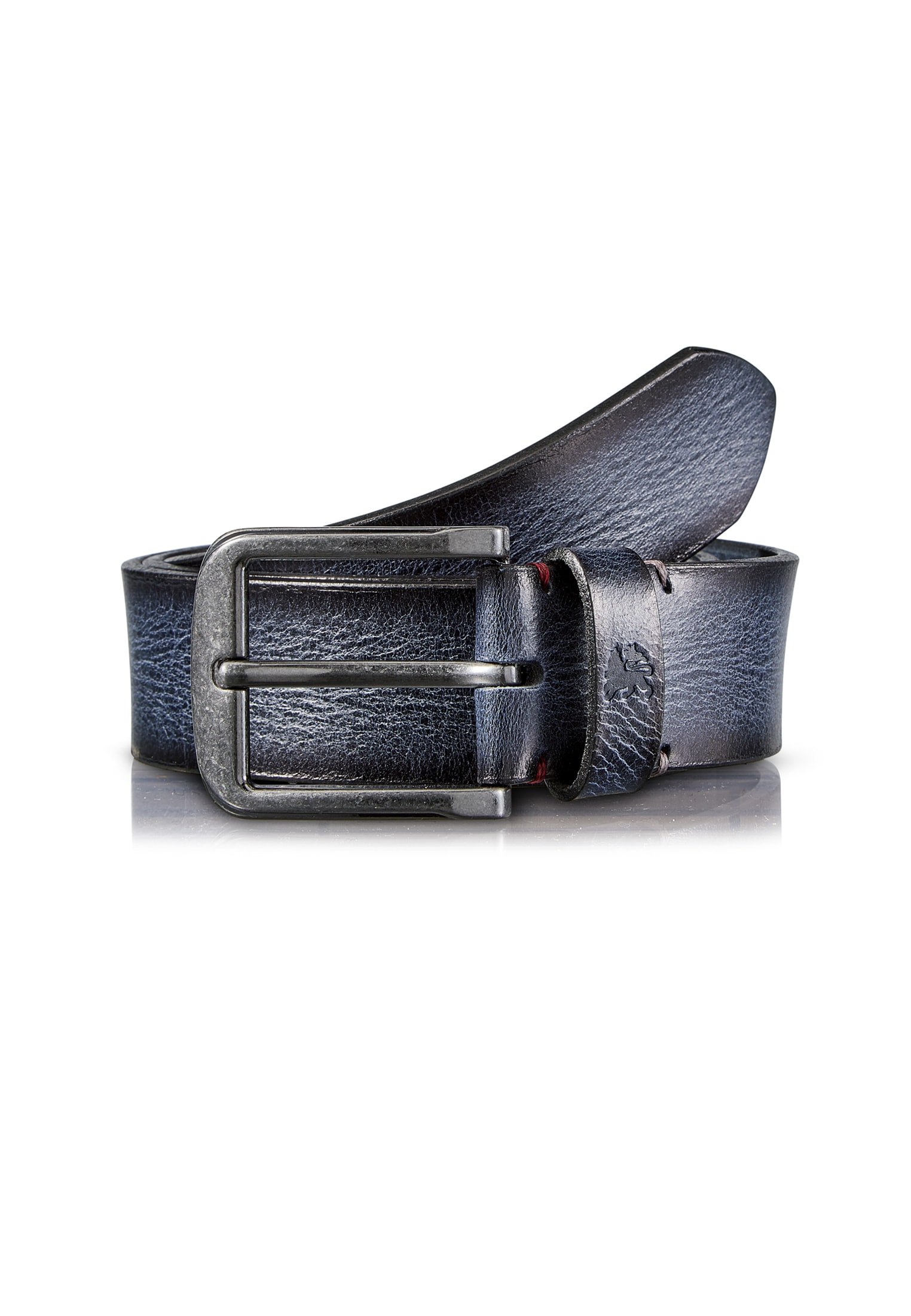 LERROS James Leather Belt Navy 95 3