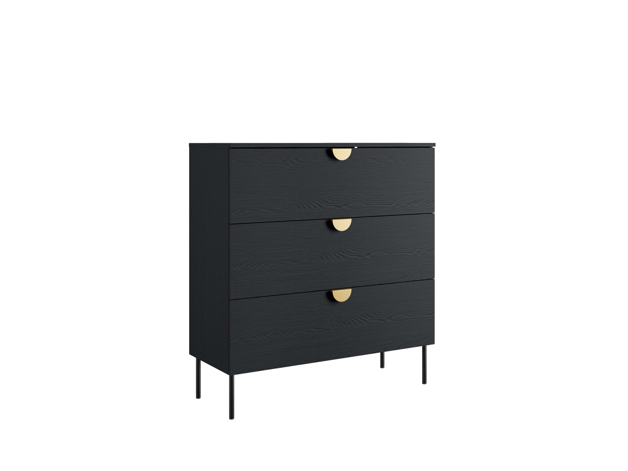 Leonique Kommode "BELLOT Sideboard mit 3 Schubladen, Maße B/T/H: 100/40/107 günstig online kaufen