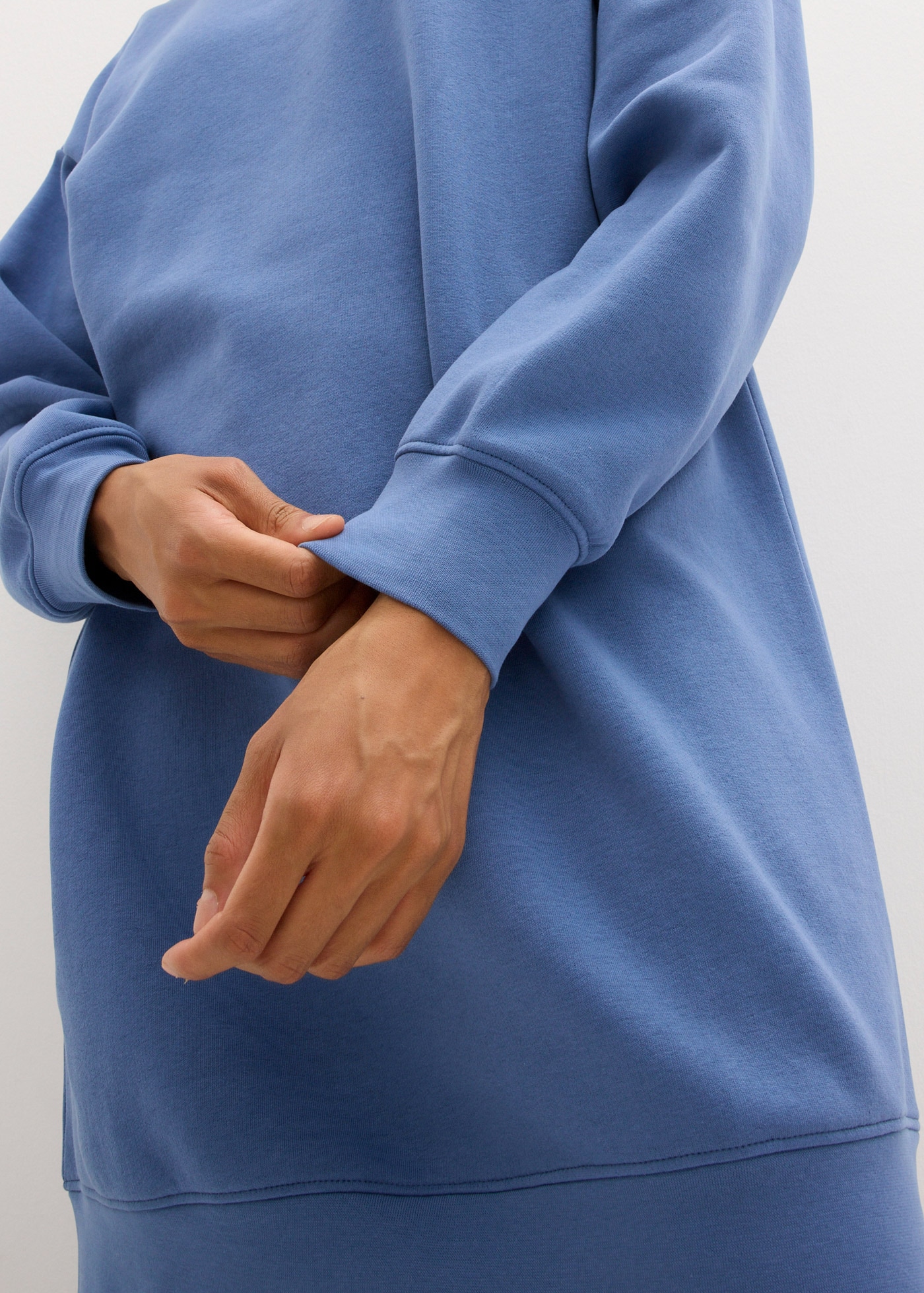 bonprix Sweatkleid »Oversized Sweatkleid« Ohne Taschen Oversized Sweatkleid