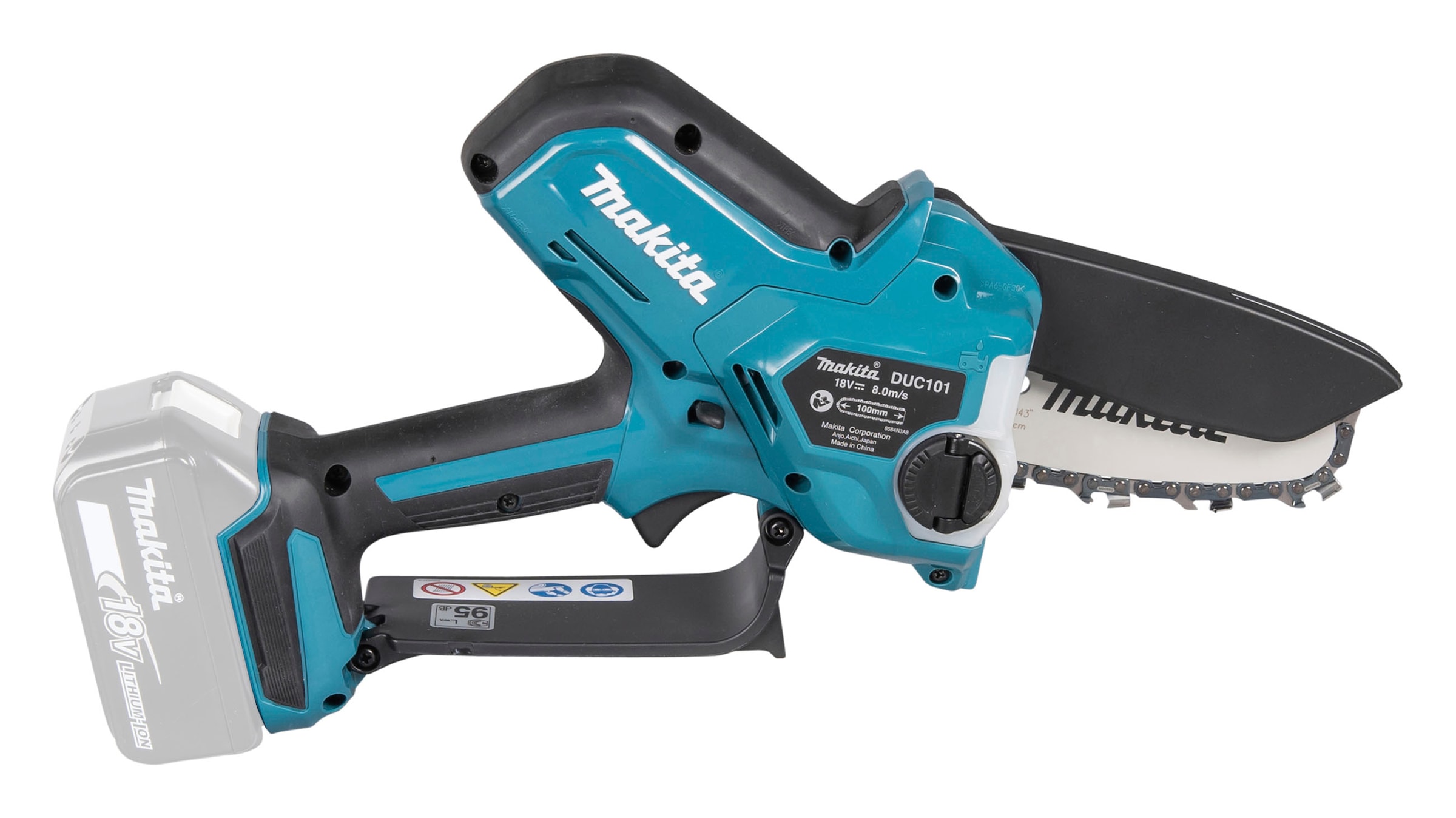Makita Akku-Säge »Akku-Astsäge »DUC101Z««, ohne Akku und Ladegerät, 18V, 10 cm, 8 m/s
