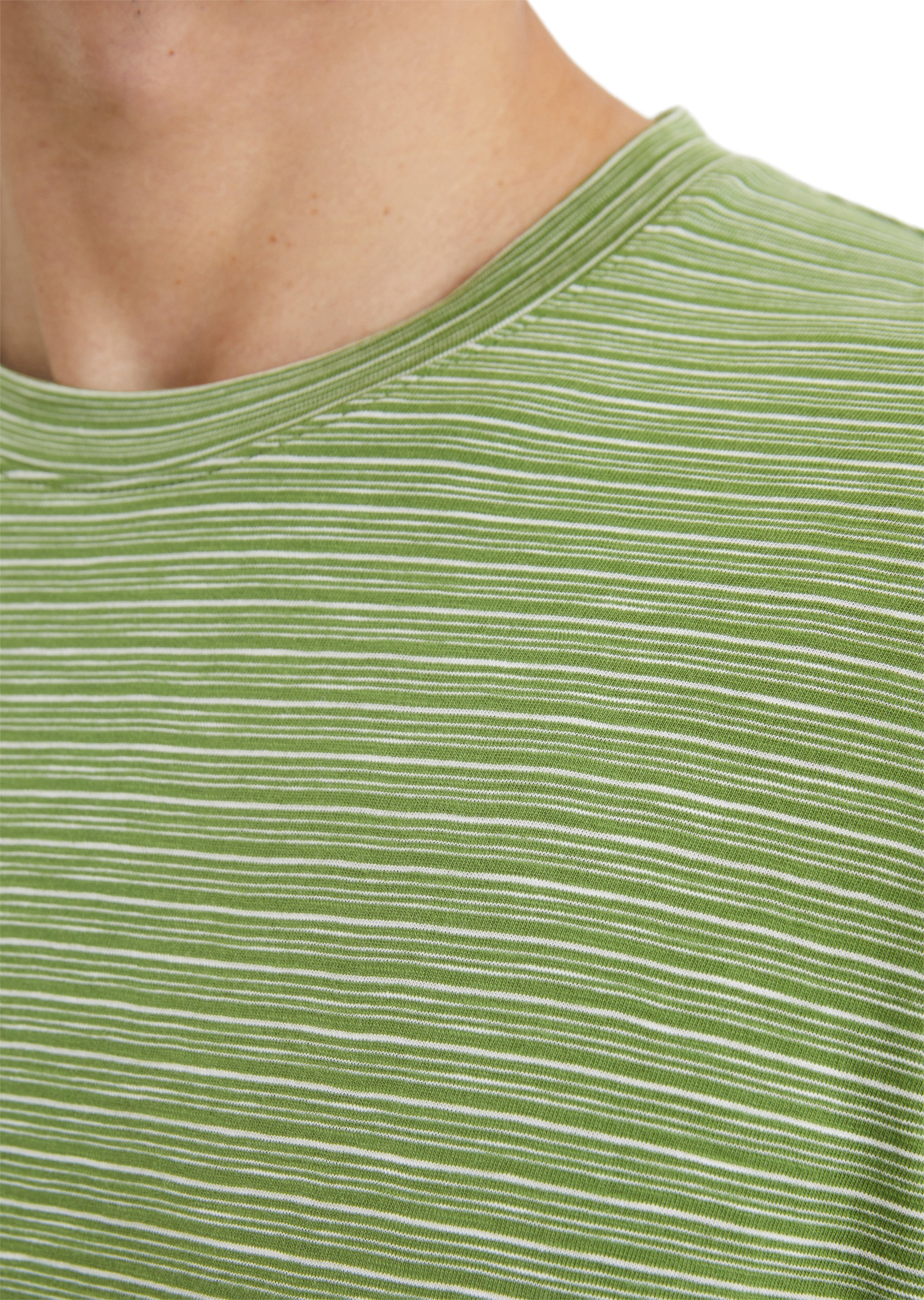 Marc O'Polo T-Shirt »aus gestreiftem Single-Slub-Jersey«