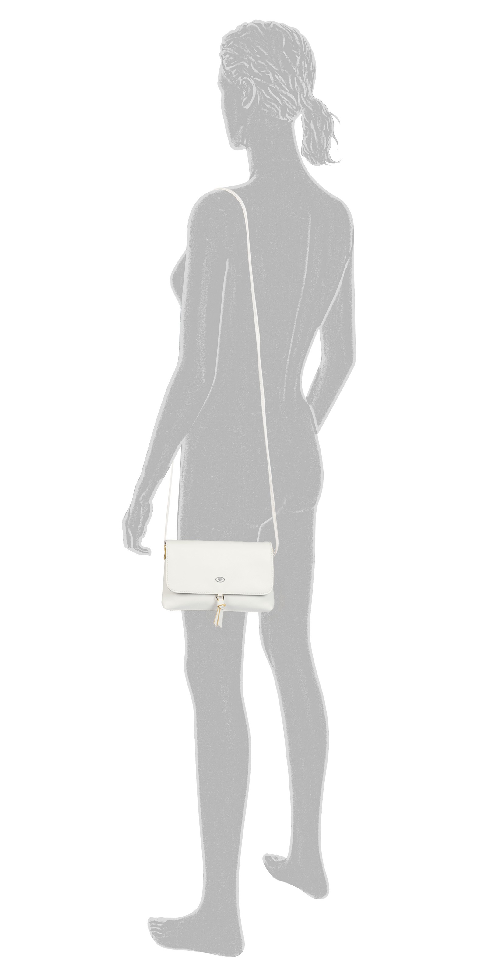 TOM TAILOR Umhängetasche "Luna" mit hochglänzendem Logo und kleinem dekorat günstig online kaufen