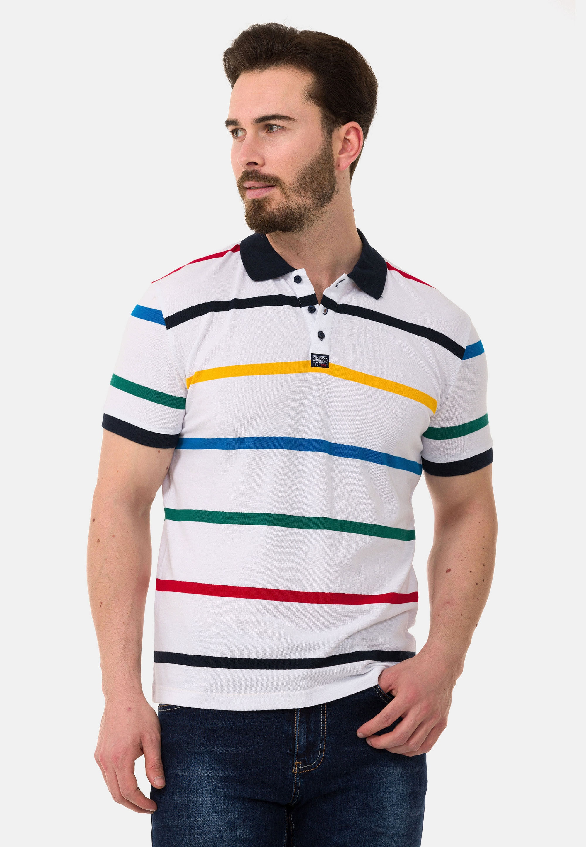 Cipo & Baxx T-Shirt "CT749" gerade geschnitten