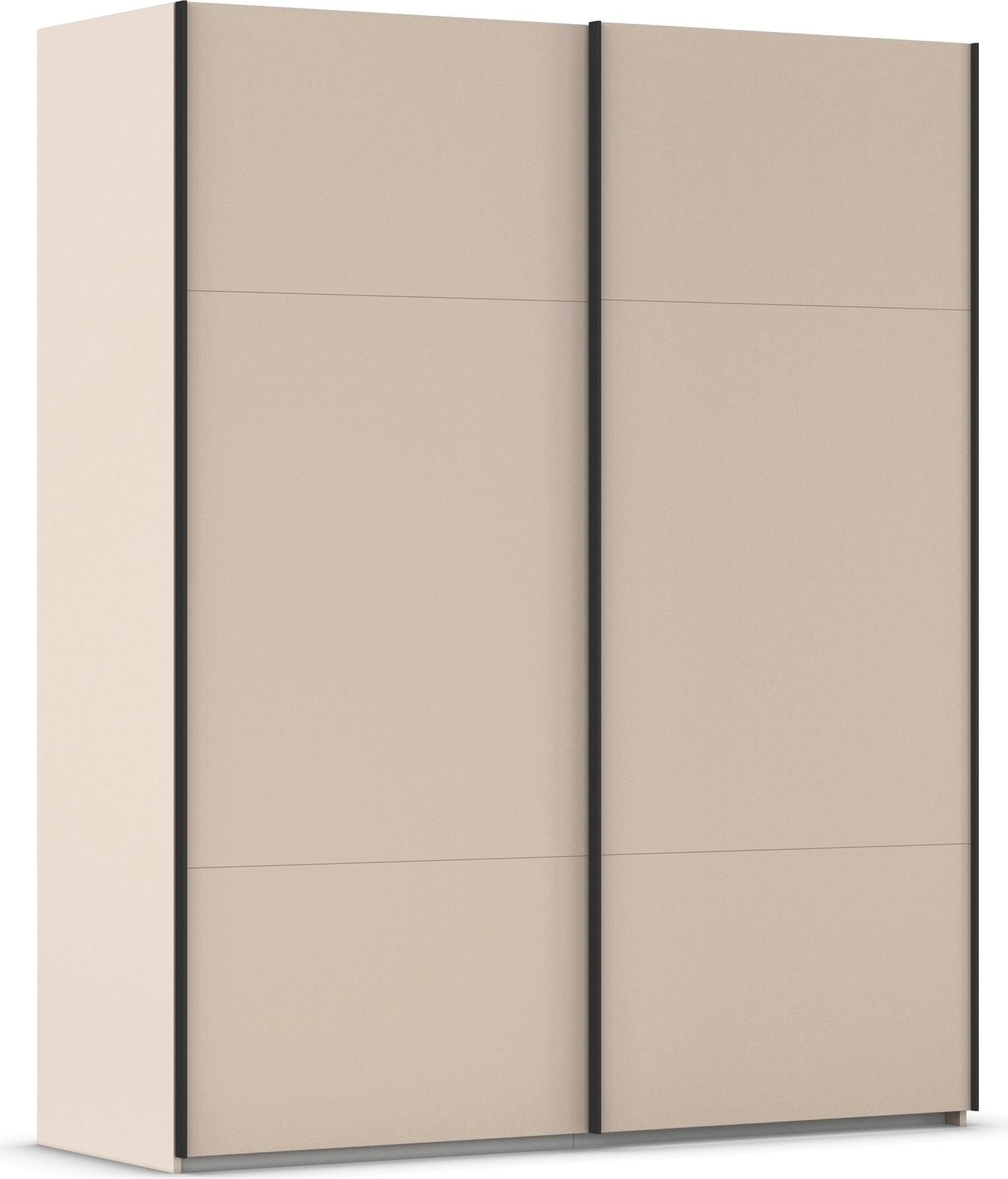 rauch Schwebetürenschrank "Kleiderschrank Schrank Garderobe Schlafzimmerschrank CONTIDO" 3 verschiedene Ausstattungen BASIC/CLASSIC/PREMIUM, aus hochwertigem Material in 6 Breiten 2 Griff-Farben MADE IN GERMANY