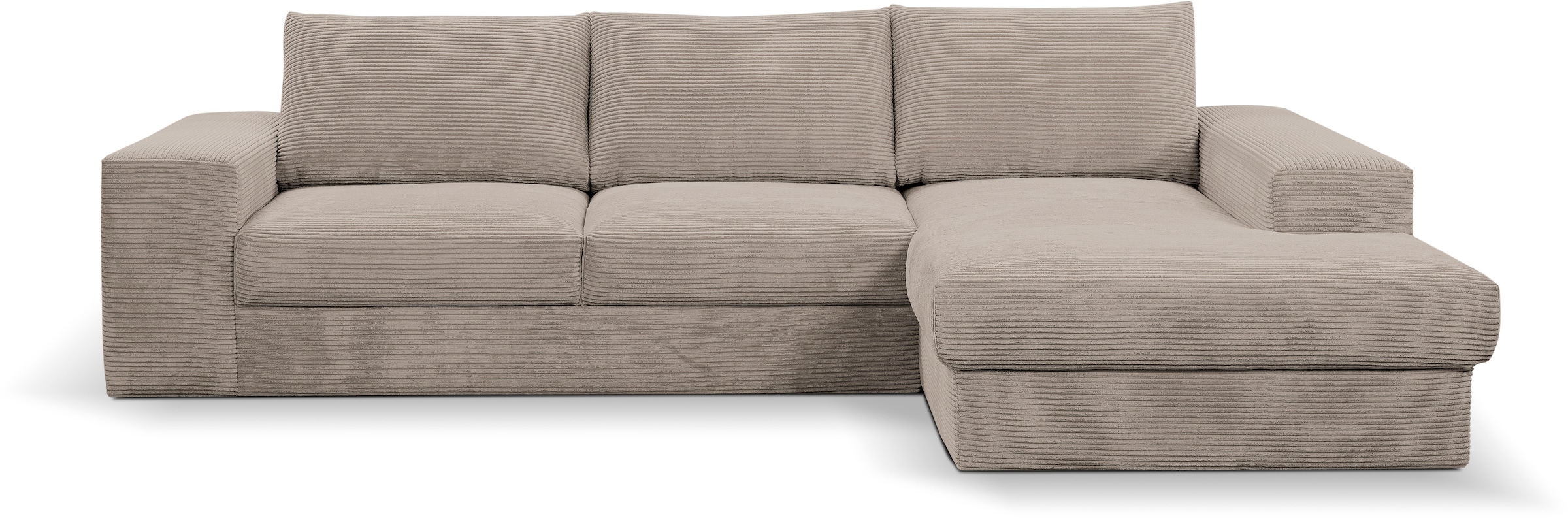 WERK2 Ecksofa Rozzana, in modischem Cord-Bezug