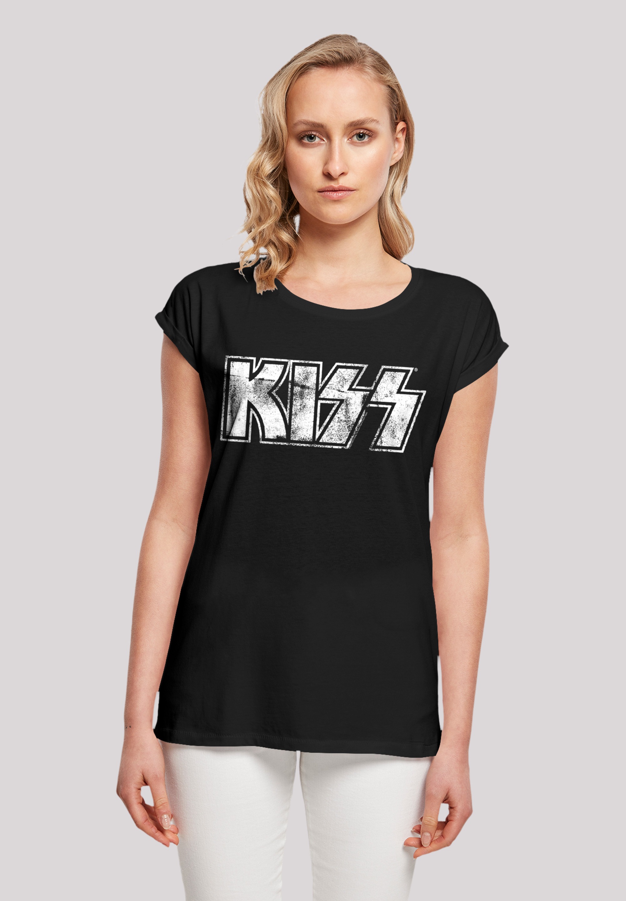 F4NT4STIC T-Shirt "Kiss Rock Band Vintage Logo", Premium Qualität, Musik, B günstig online kaufen