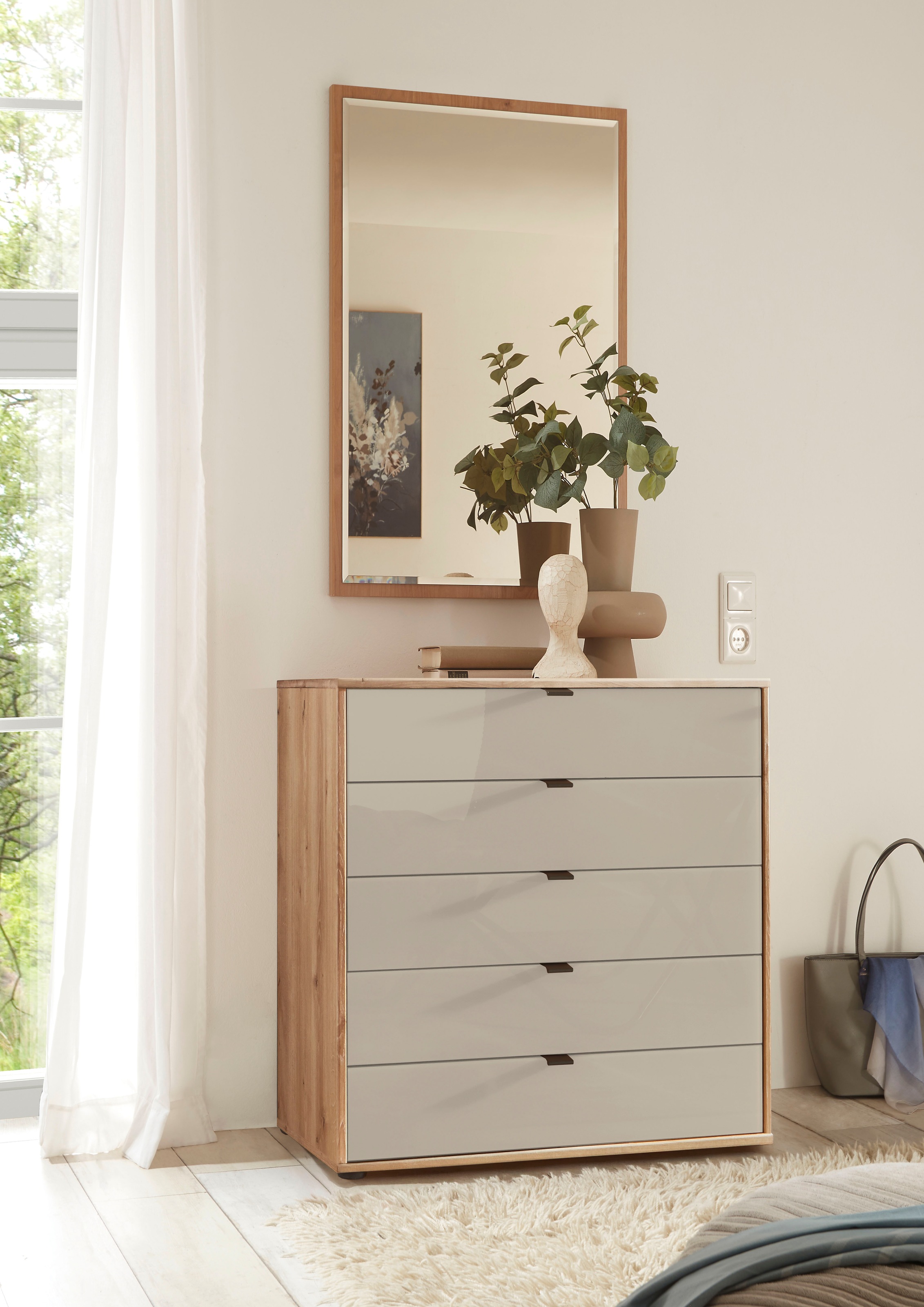 WIEMANN Schubkastenkommode "Cardiff Sideboard, Wäscheschrank, teilmassiv Bi günstig online kaufen