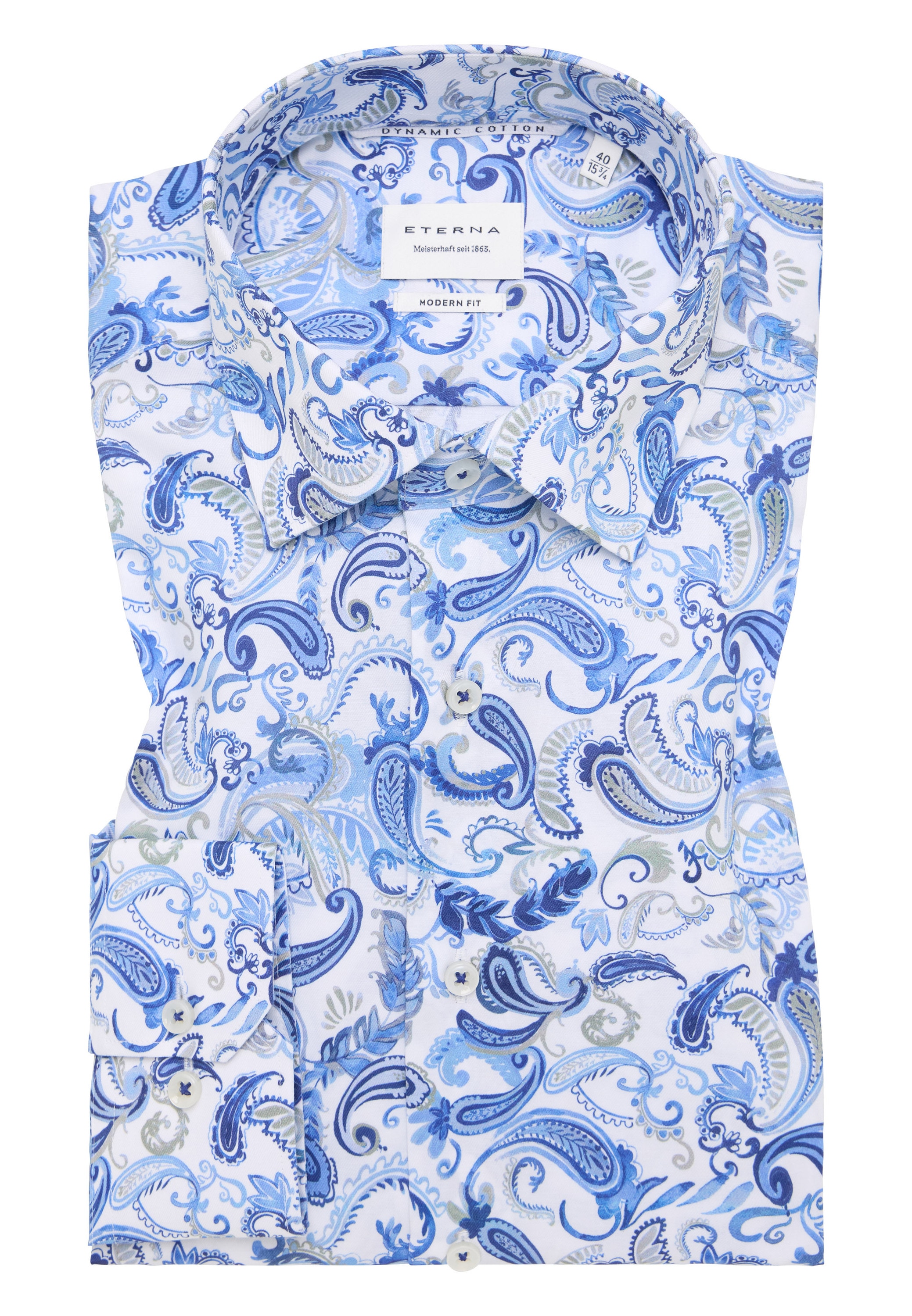 Eterna Langarmhemd »MODERN FIT«, NON IRON (bügelfrei)
