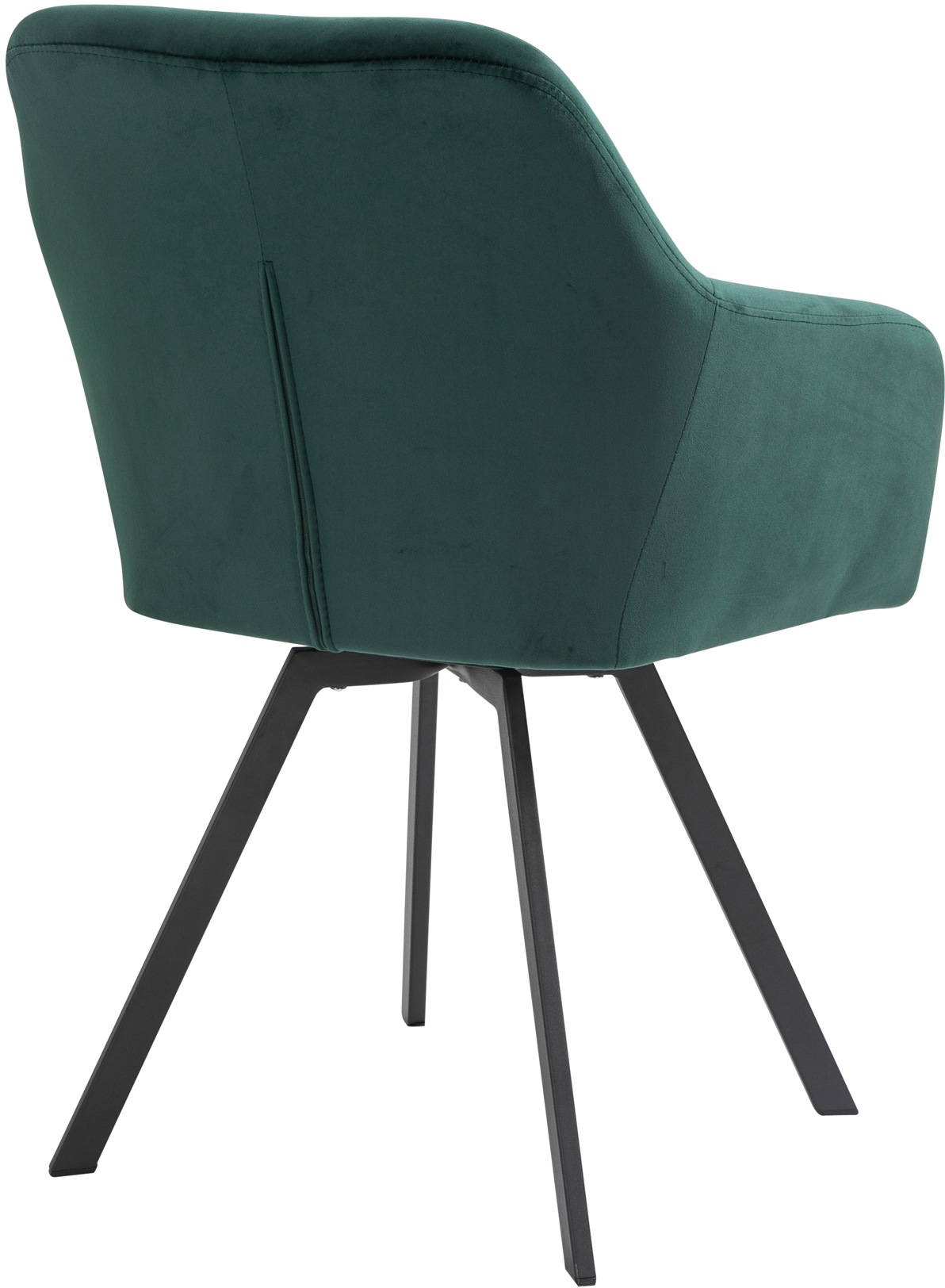 SalesFever Essgruppe, (Set, 5 tlg.), Stühle mit 360° Drehplatte unter der Sitzfläche, mit echter Baumkante