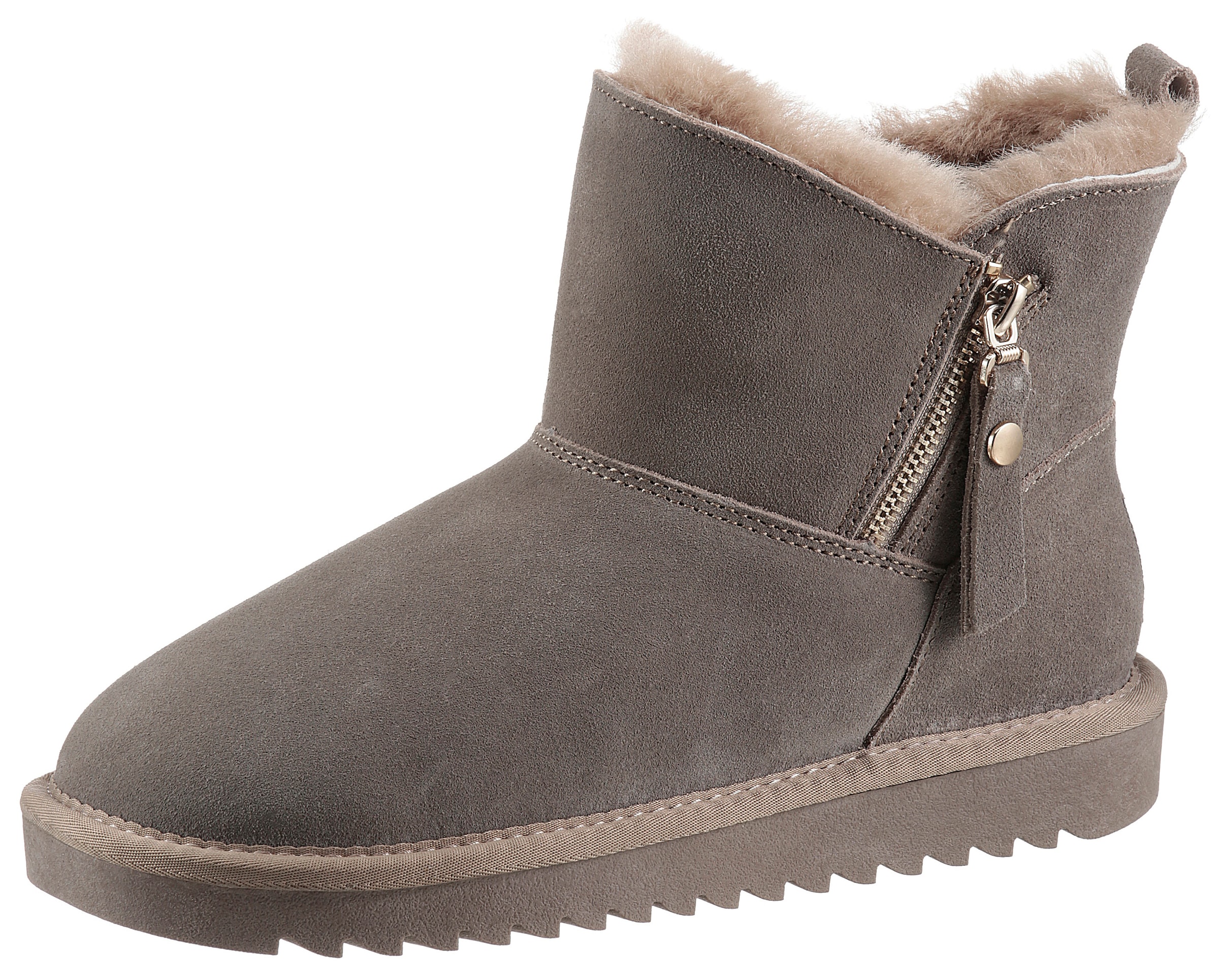 Winterboots »ALASKA«, aus echtem Lammfell, G-Weite