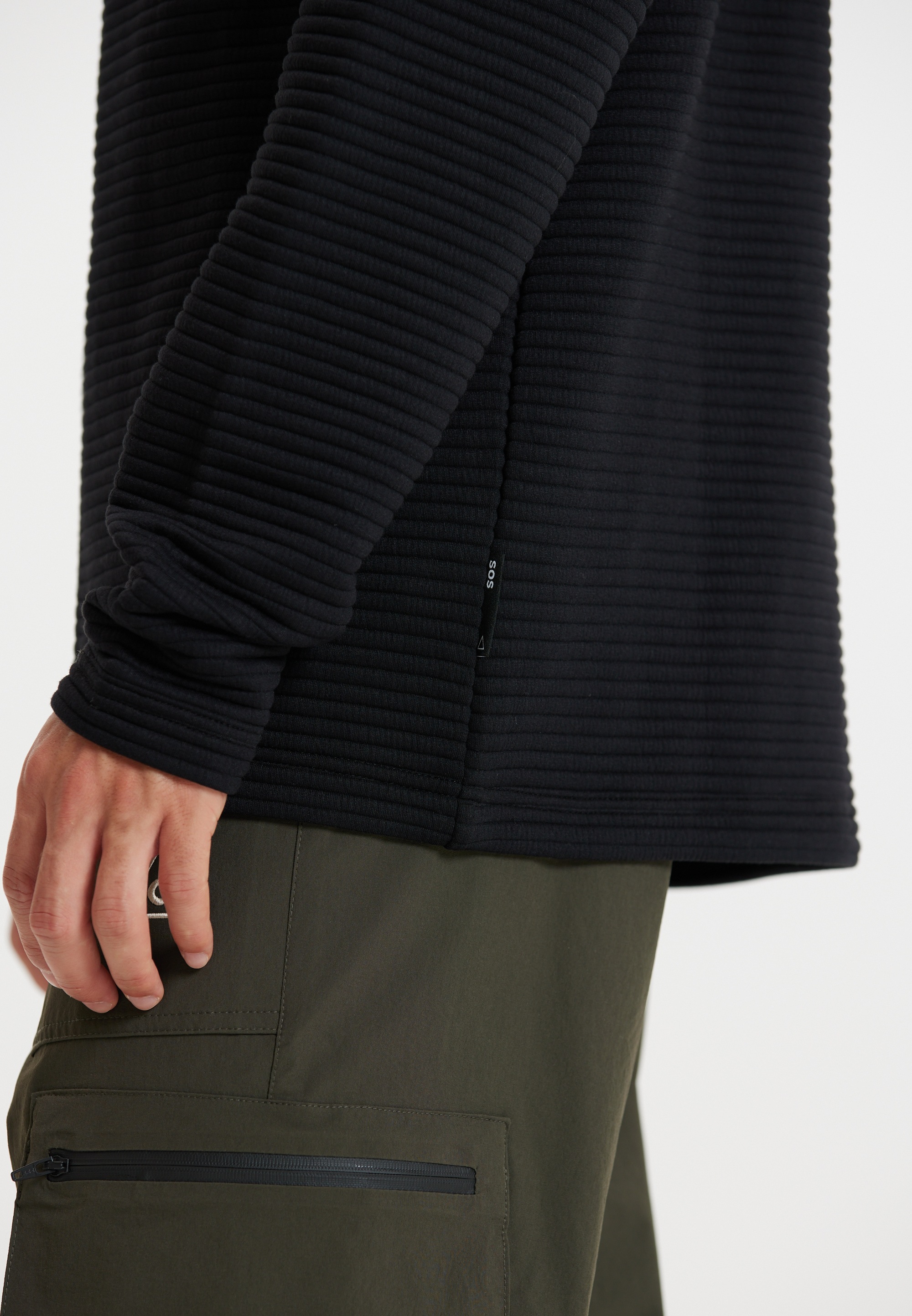 SOS Sweatjacke »Muju«, mit stilvollem Logodetail